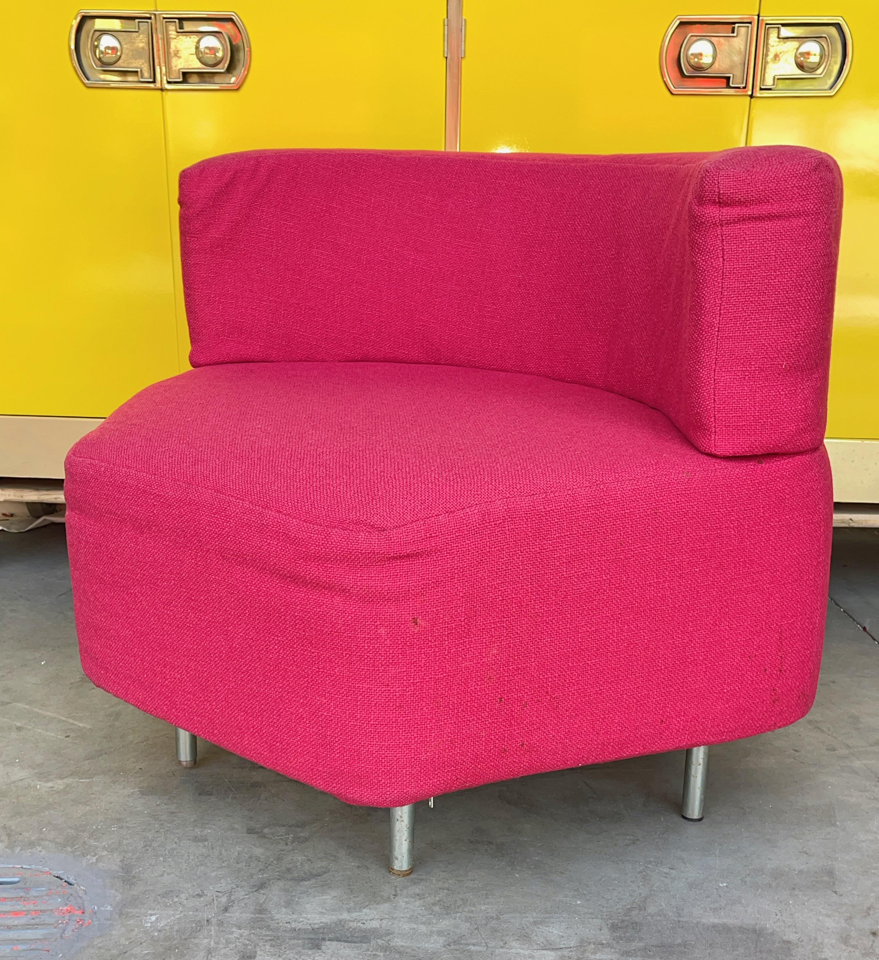 Harvey Probber Hexabloc Chair In Good Condition For Sale In Hanover, MA