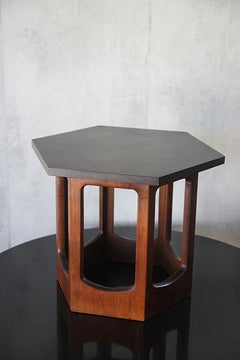 HARVEY PROBBER Hexagonal Side Table.