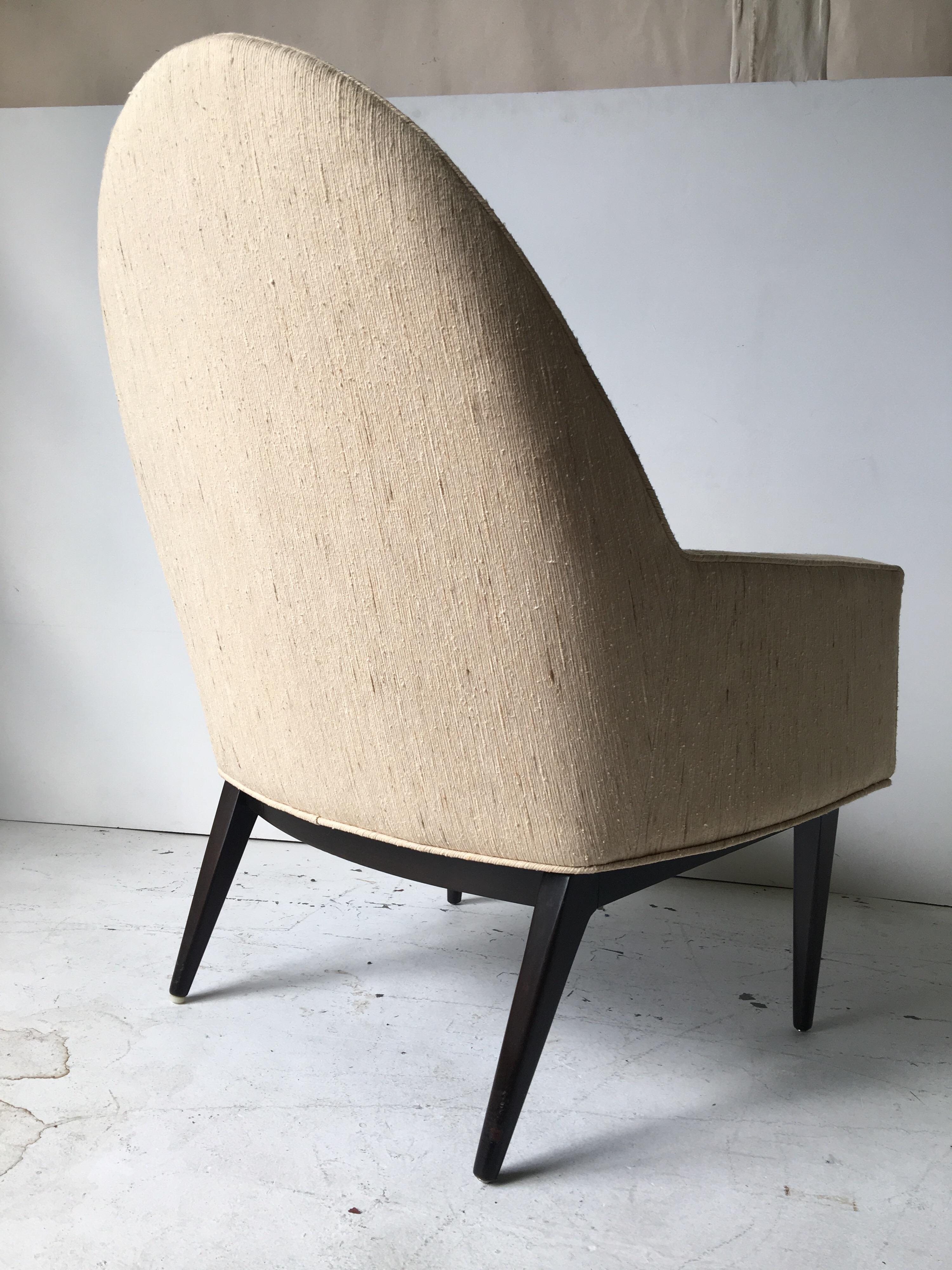 Harvey Probber Style Teardrop Lounge Chair For Sale 1
