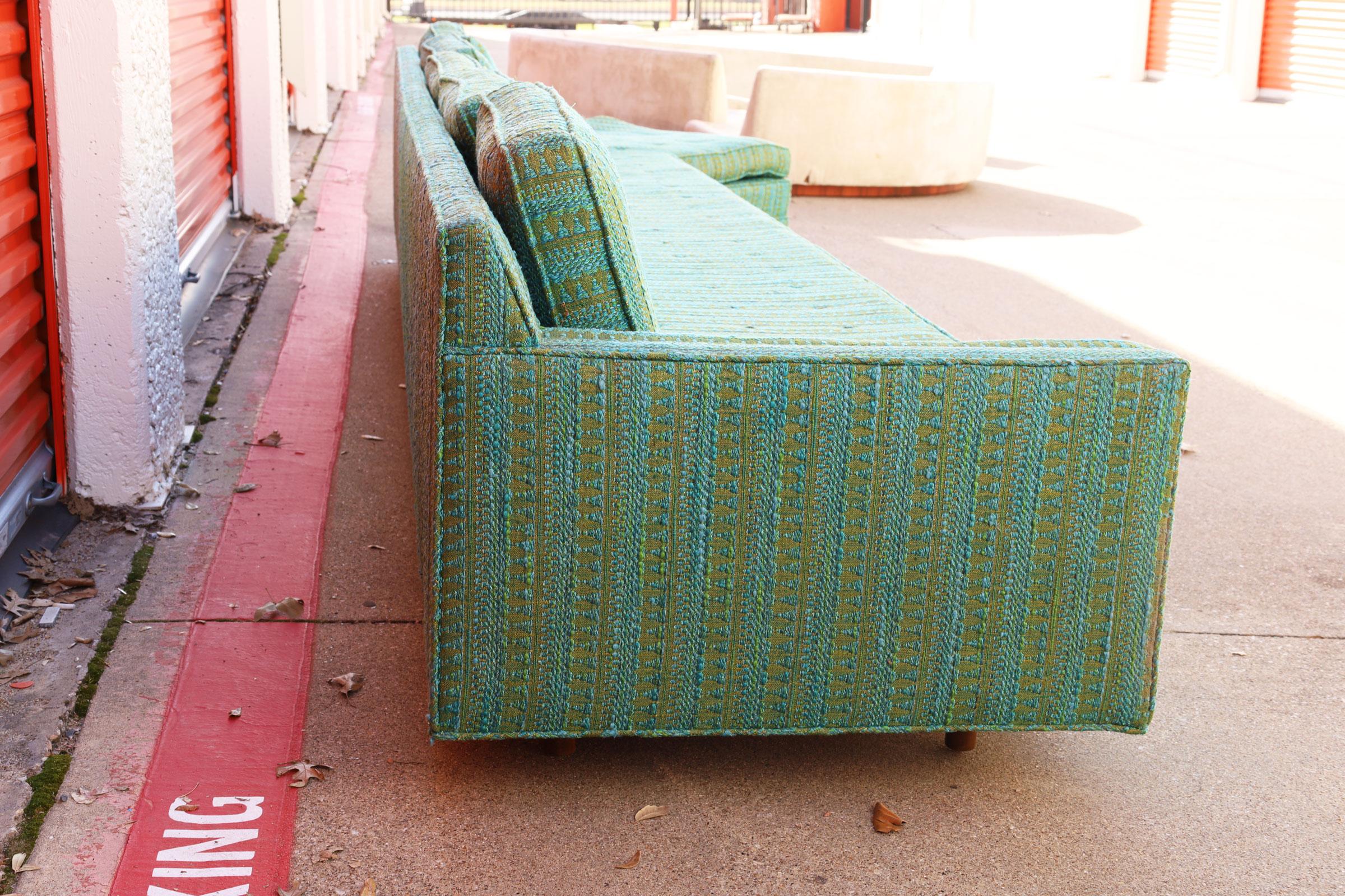 Harvey Probber Impressive 16 Foot Angle Sofa In Good Condition For Sale In Dallas, TX
