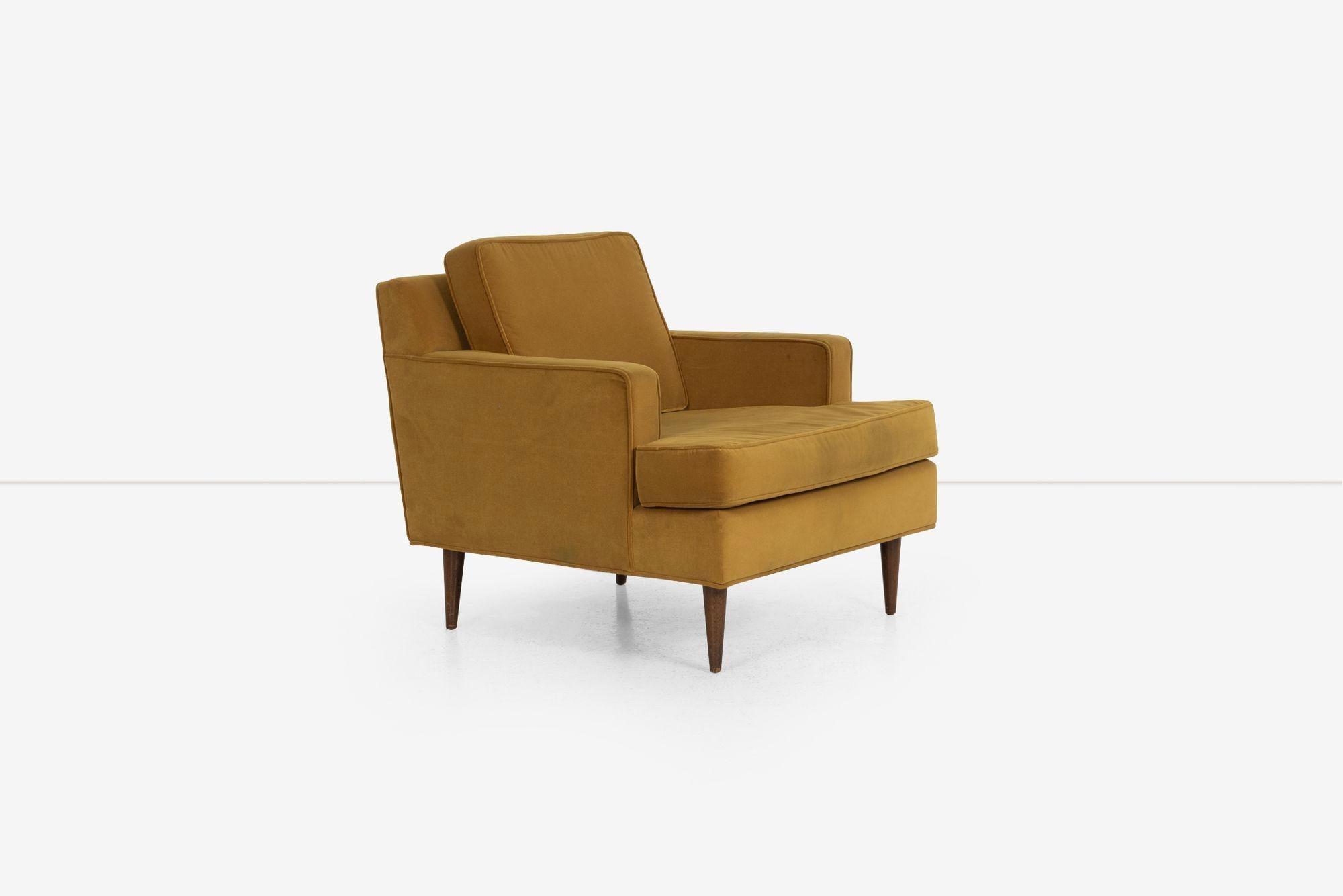 Appliqué Harvey Probber Lounge Chair 1955 For Sale