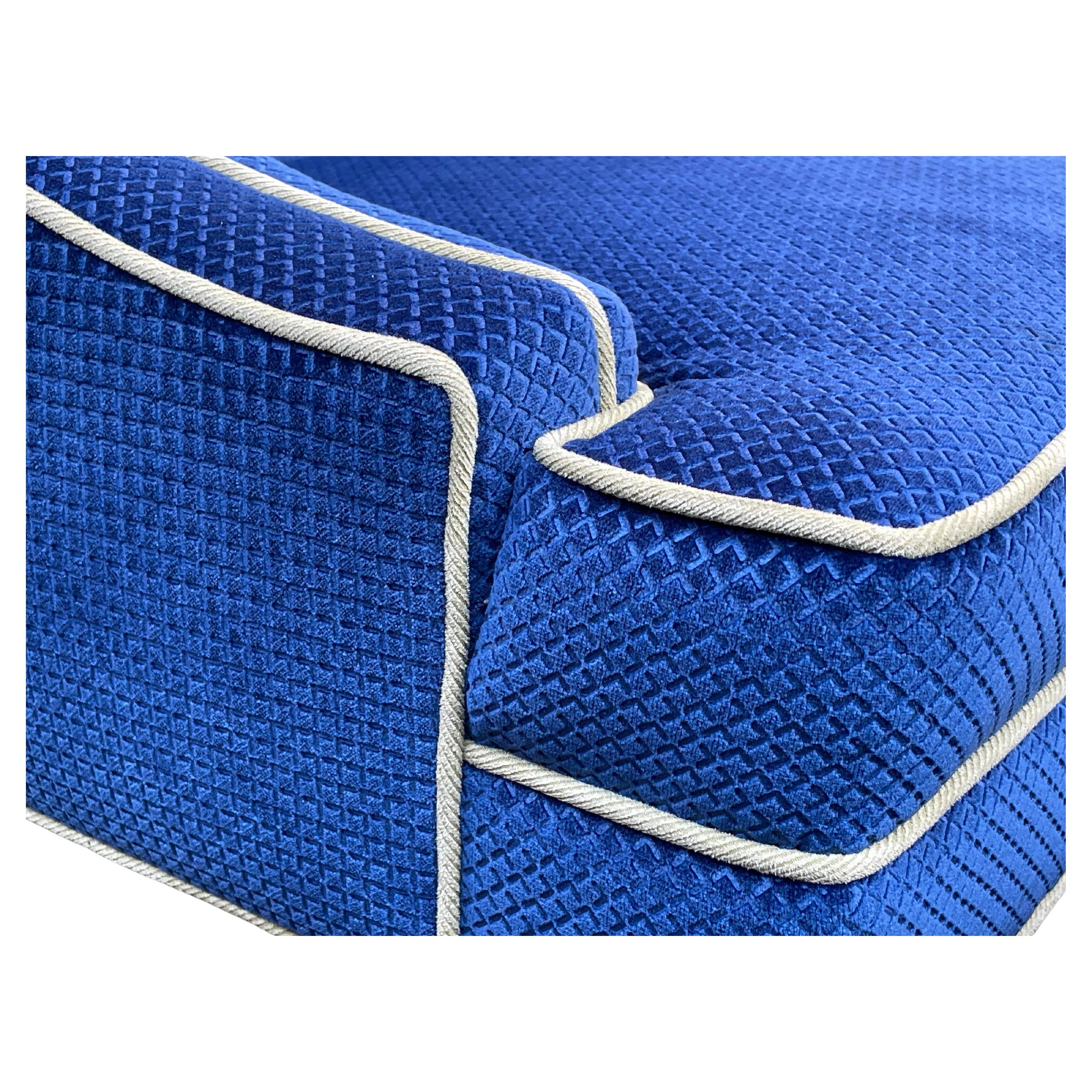 Harvey Probber Lounge Club Chairs in Blue - Circa 1960s 1