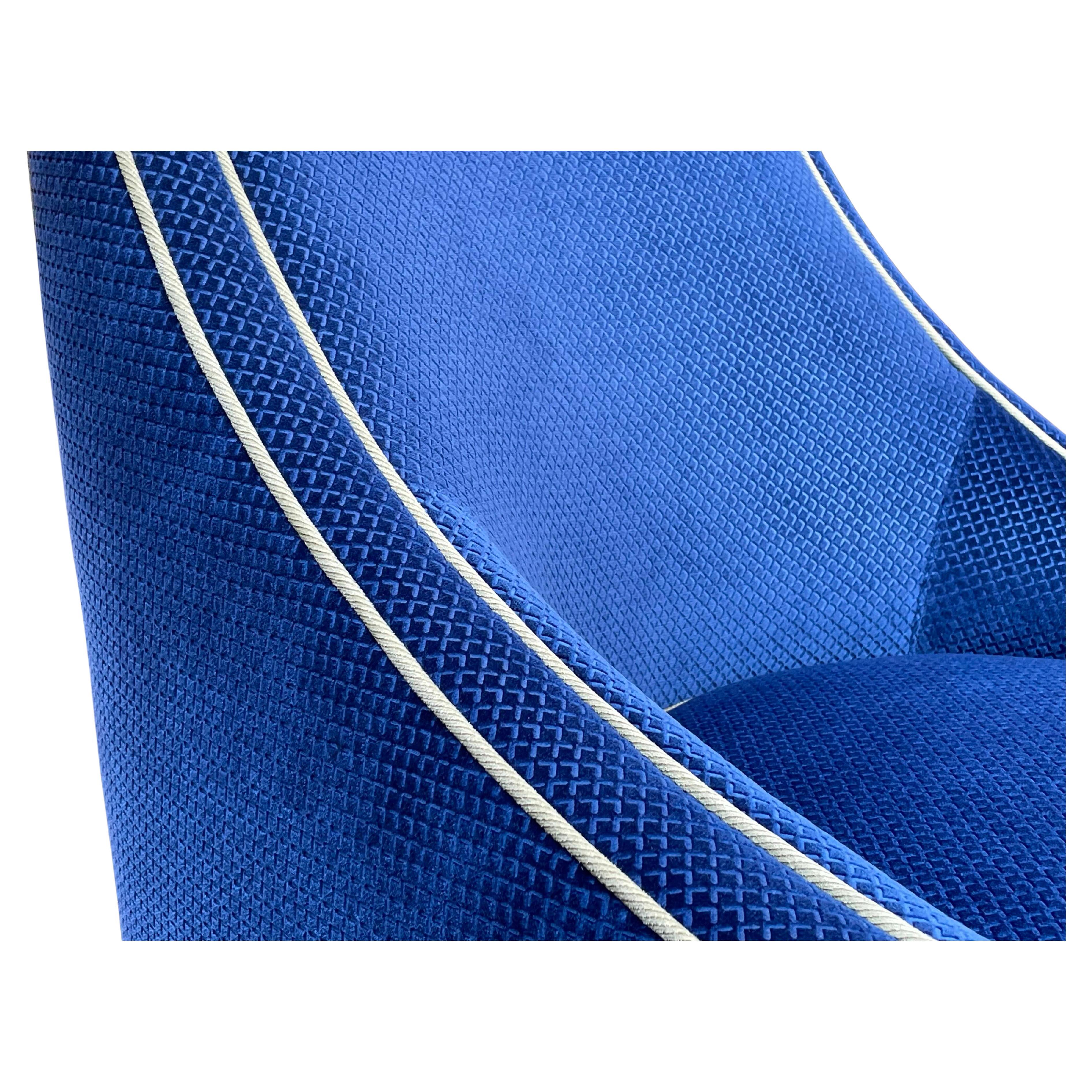 Harvey Probber Lounge Club Chairs in Blue - Circa 1960s 2