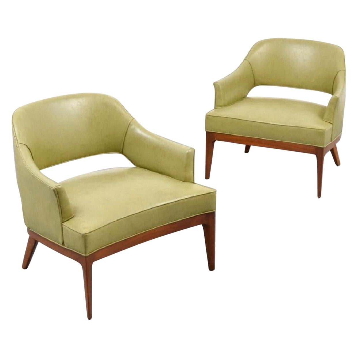 Harvey Probber Low Lounge Chairs at 1stDibs