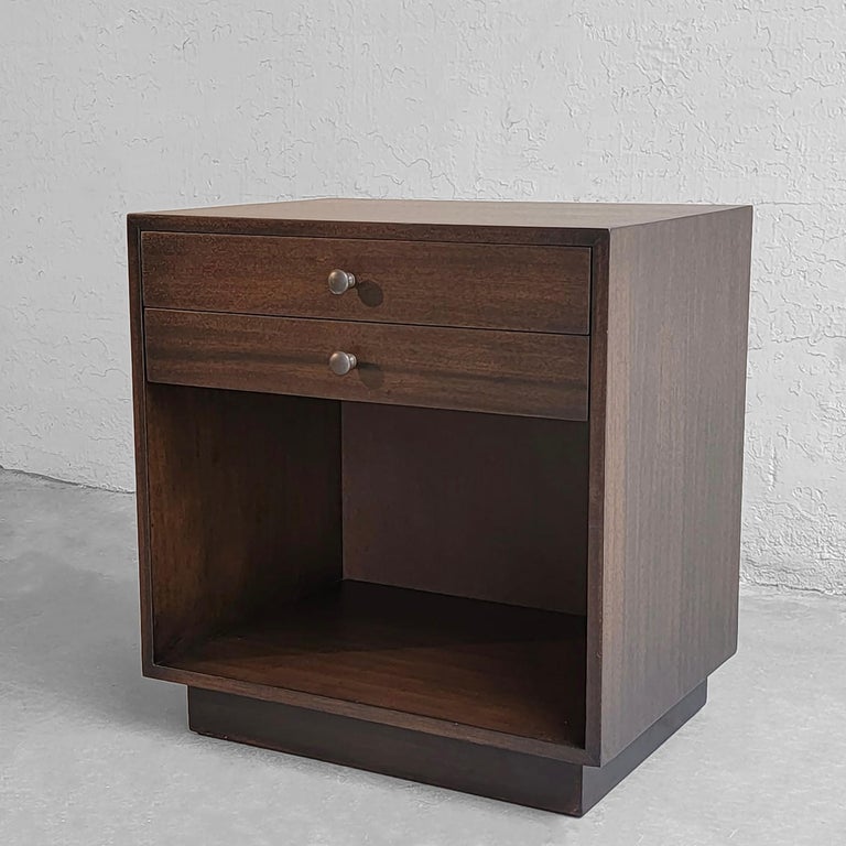 Harvey Probber Mahogany End Table Nighstand For Sale 1
