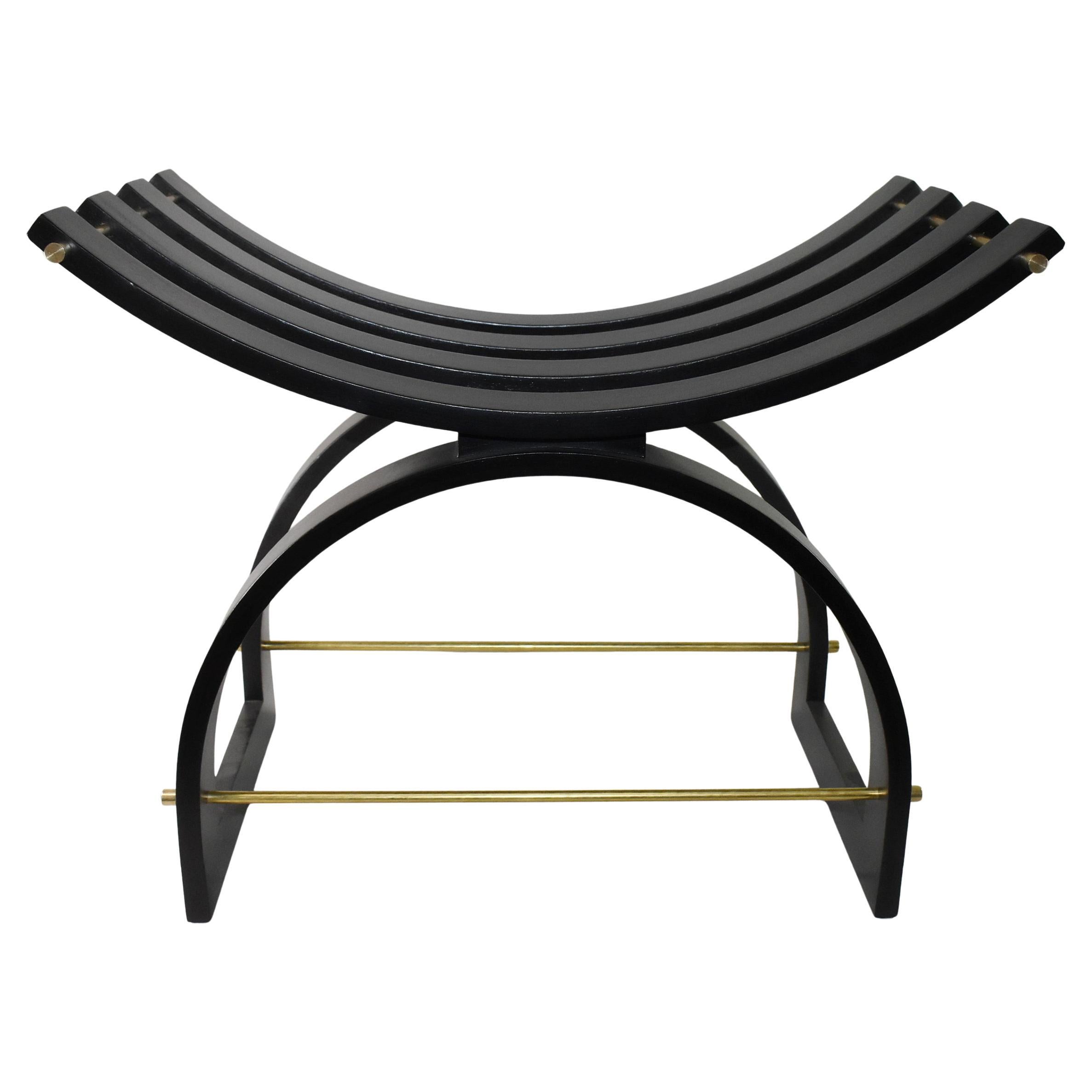 Harvey Probber Mahogany Knights Bench