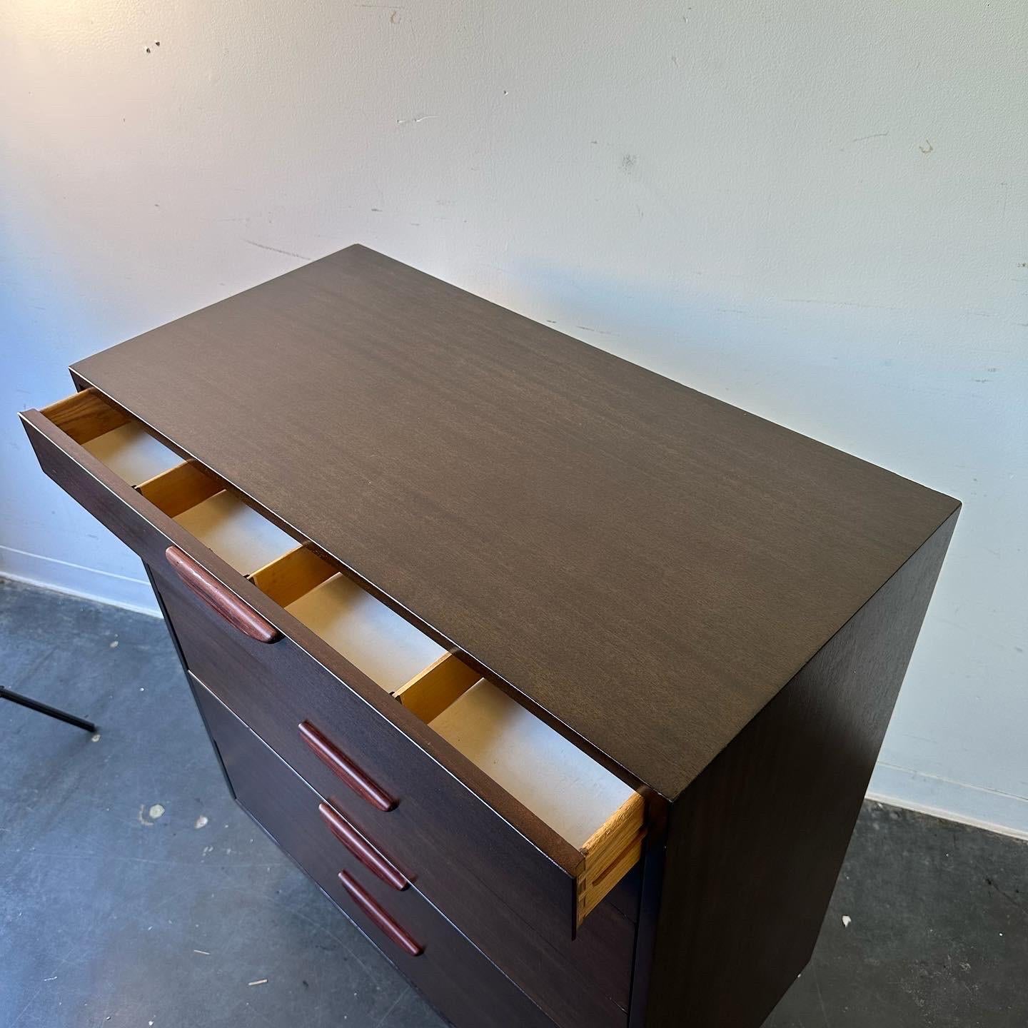 Harvey Probber Mahogany Tall Dresser For Sale at 1stDibs