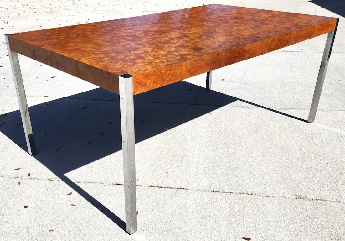 For FULL item description click on CONTINUE READING at the bottom of this page.

Offering One Of Our Recent Palm Beach Estate Fine Furniture Acquisitions Of A
1950s MCM Dining or Conference Table by Harvey Probber
Expandable with 2