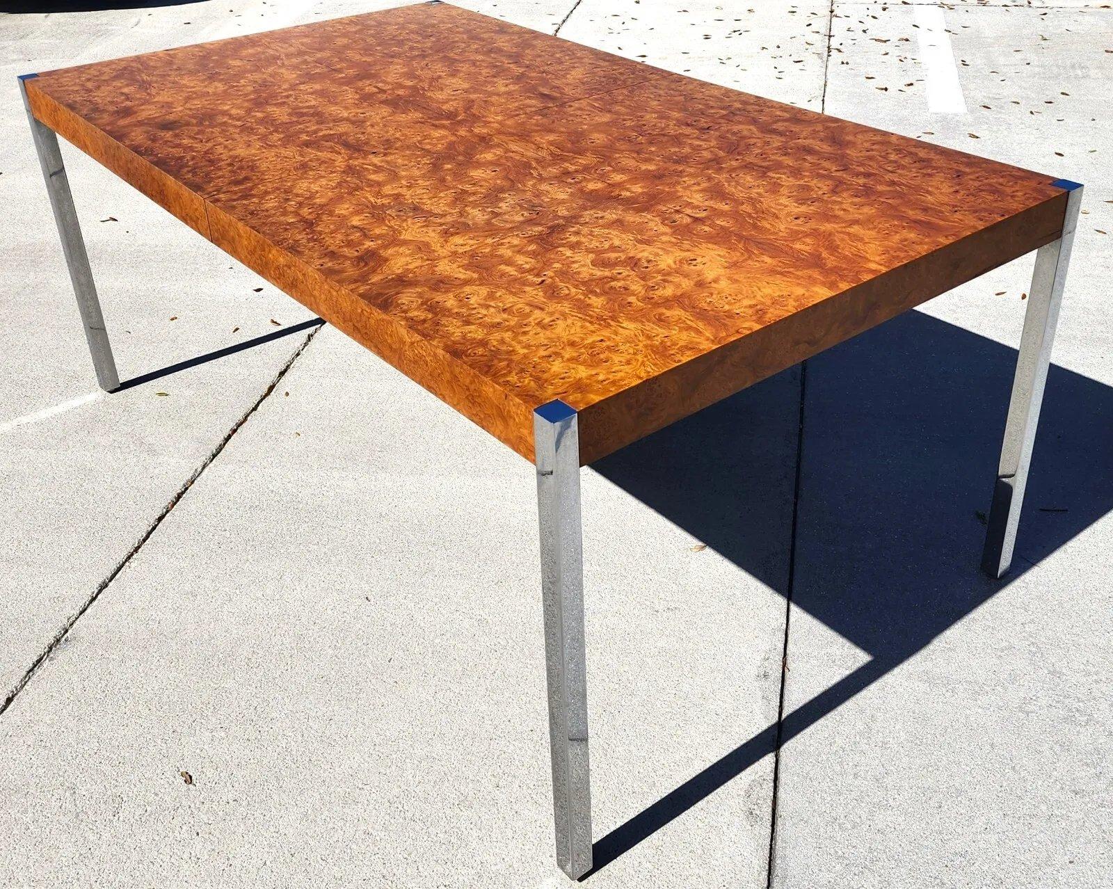 Mid-20th Century Harvey Probber MCM Dining Conference Table 2 Leaves For Sale