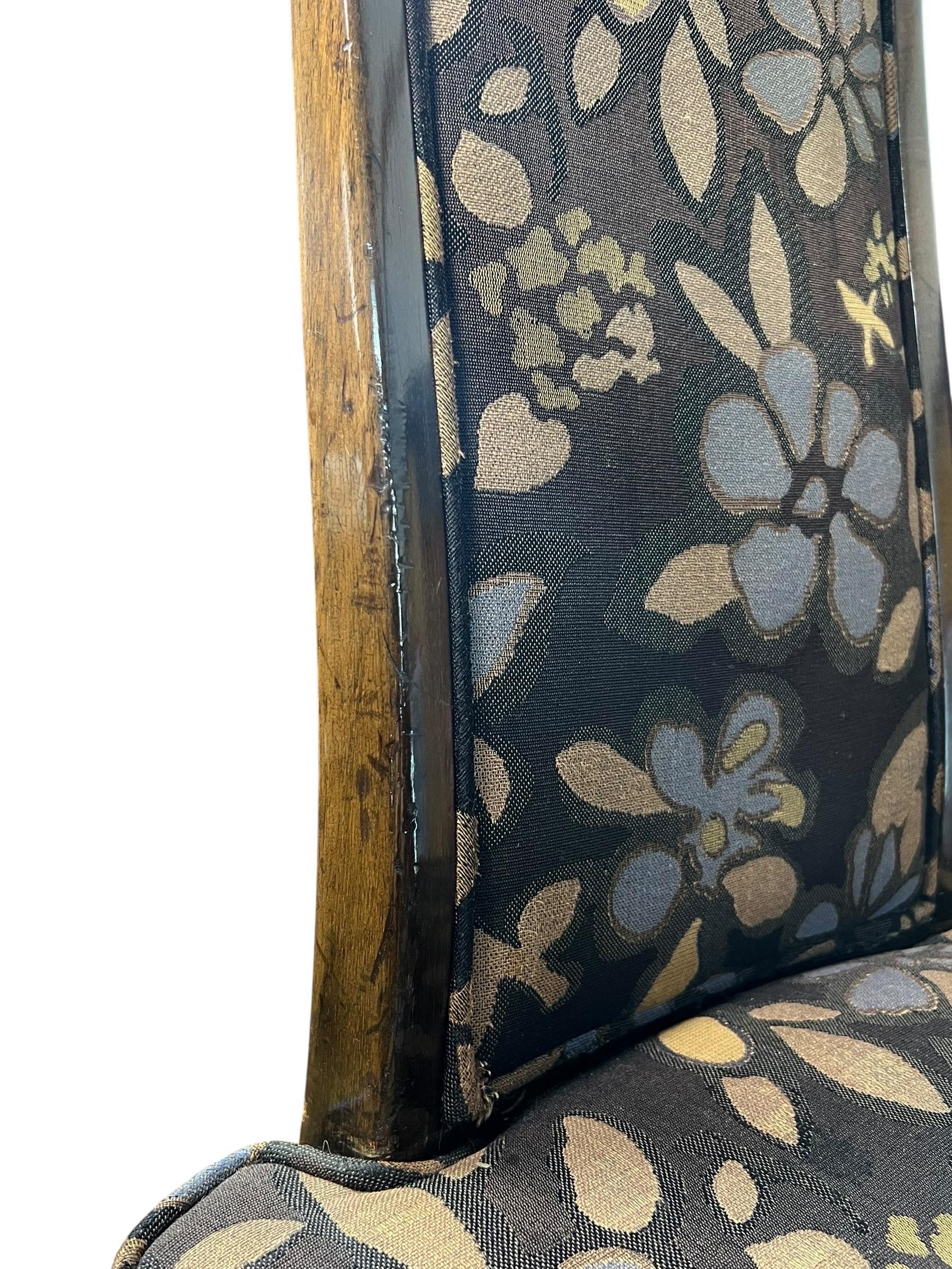Harvey Probber Mid Century Ebonized Mahogany Dining Chairs - Set of 4 For Sale 4