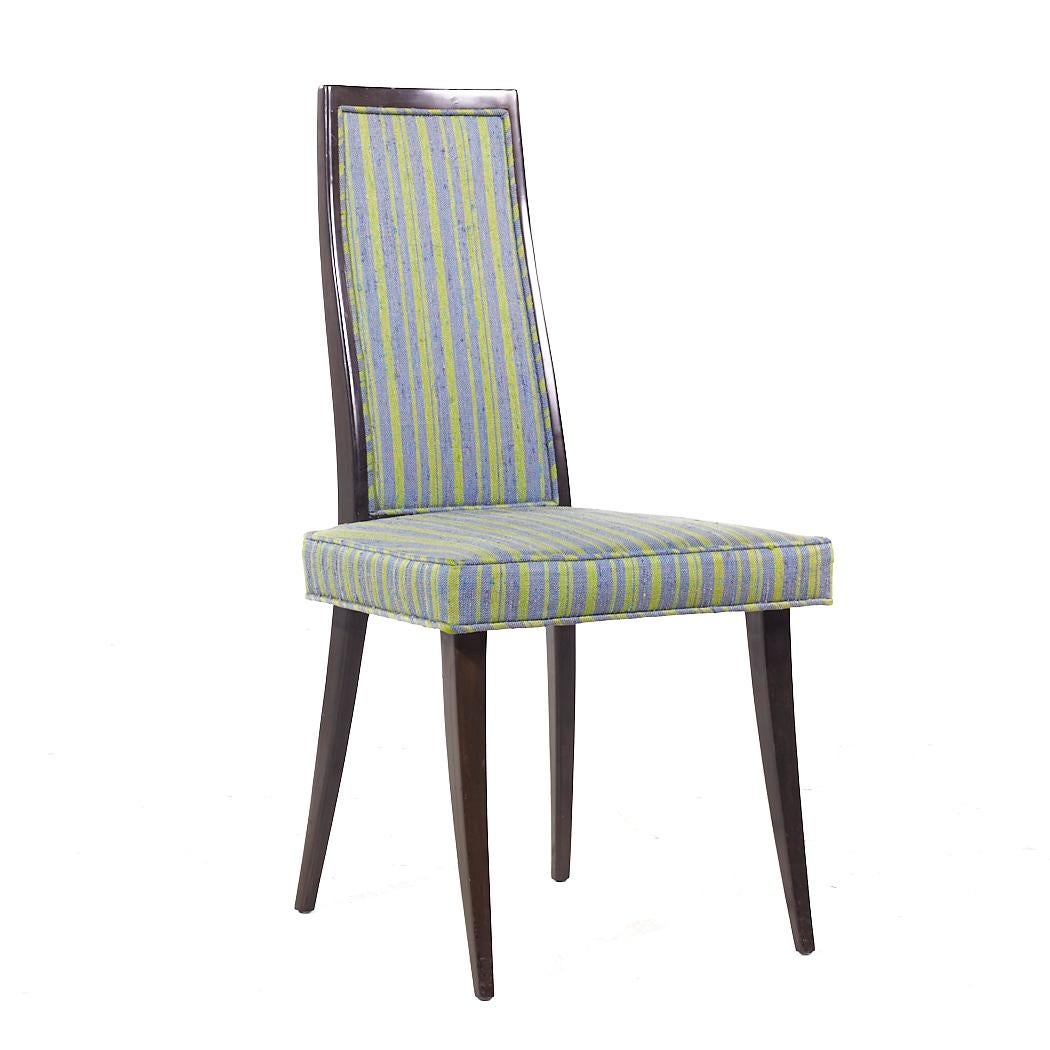 Americano Sedie da pranzo in mogano ebanizzato del Mid Century di Harvey Probber - Set di 4 in vendita
