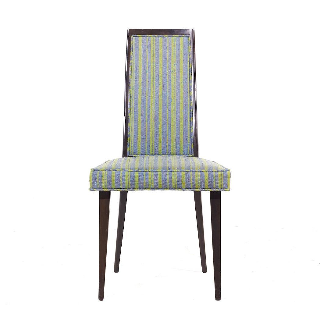 Ebanizzato Sedie da pranzo in mogano ebanizzato del Mid Century di Harvey Probber - Set di 4 in vendita