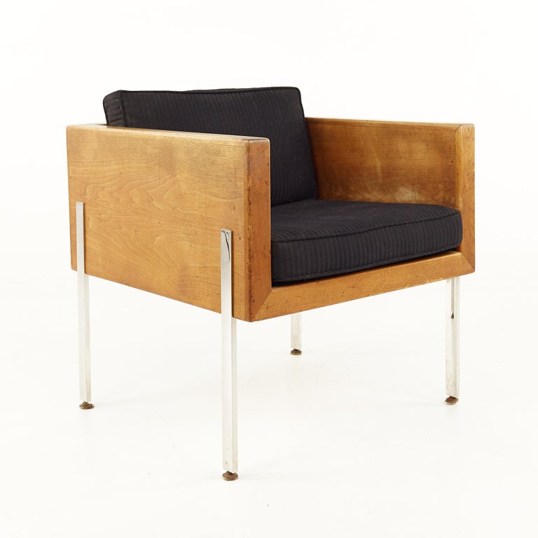 Harvey Probber Mid Century Lounge Chairs, Pair For Sale at 1stDibs