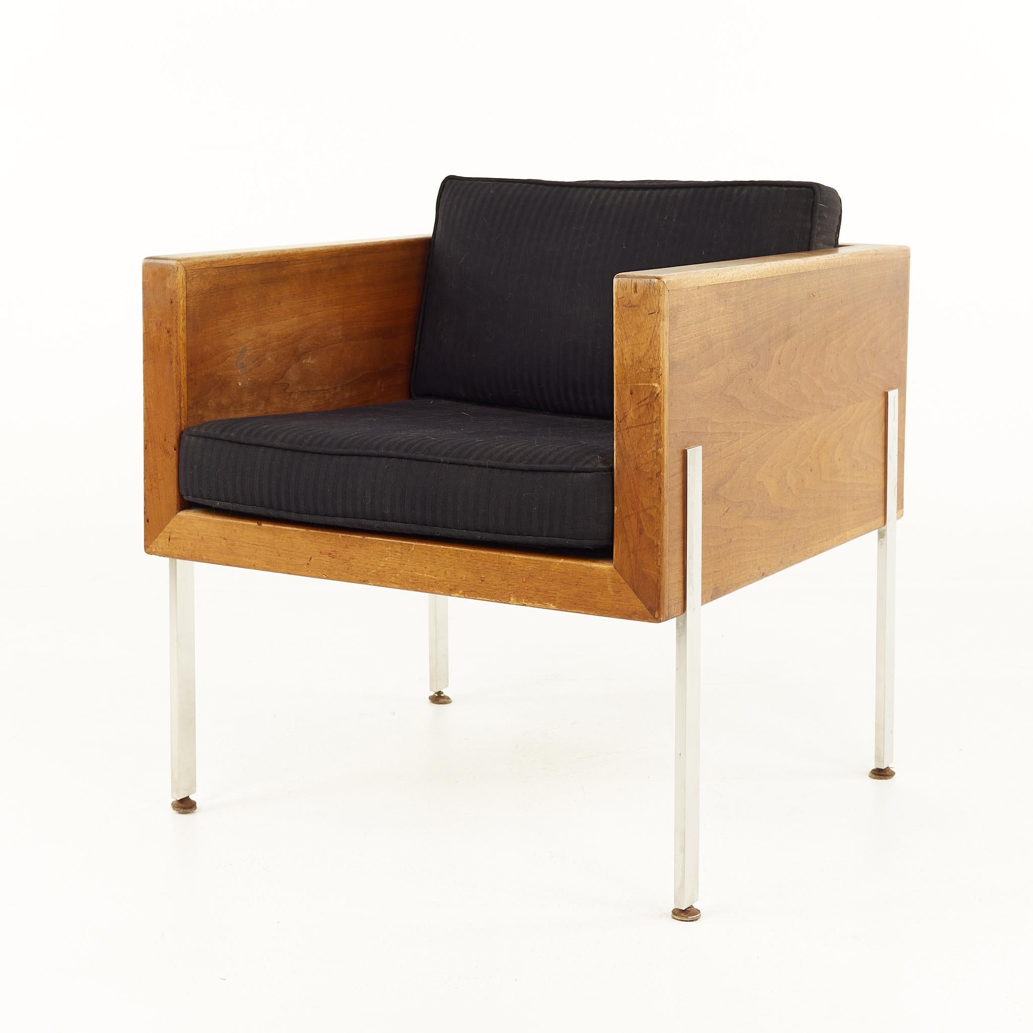 Fin du 20e siècle Harvey Probber paire de fauteuils de salon du milieu du siècle dernier en vente