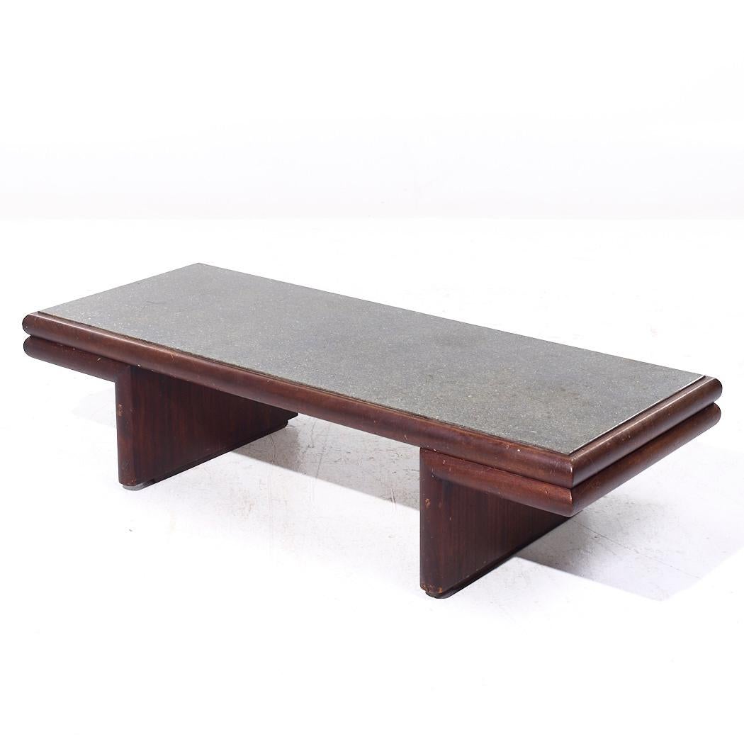 Fin du 20e siècle Harvey Probber Table basse en acajou du milieu du siècle en vente