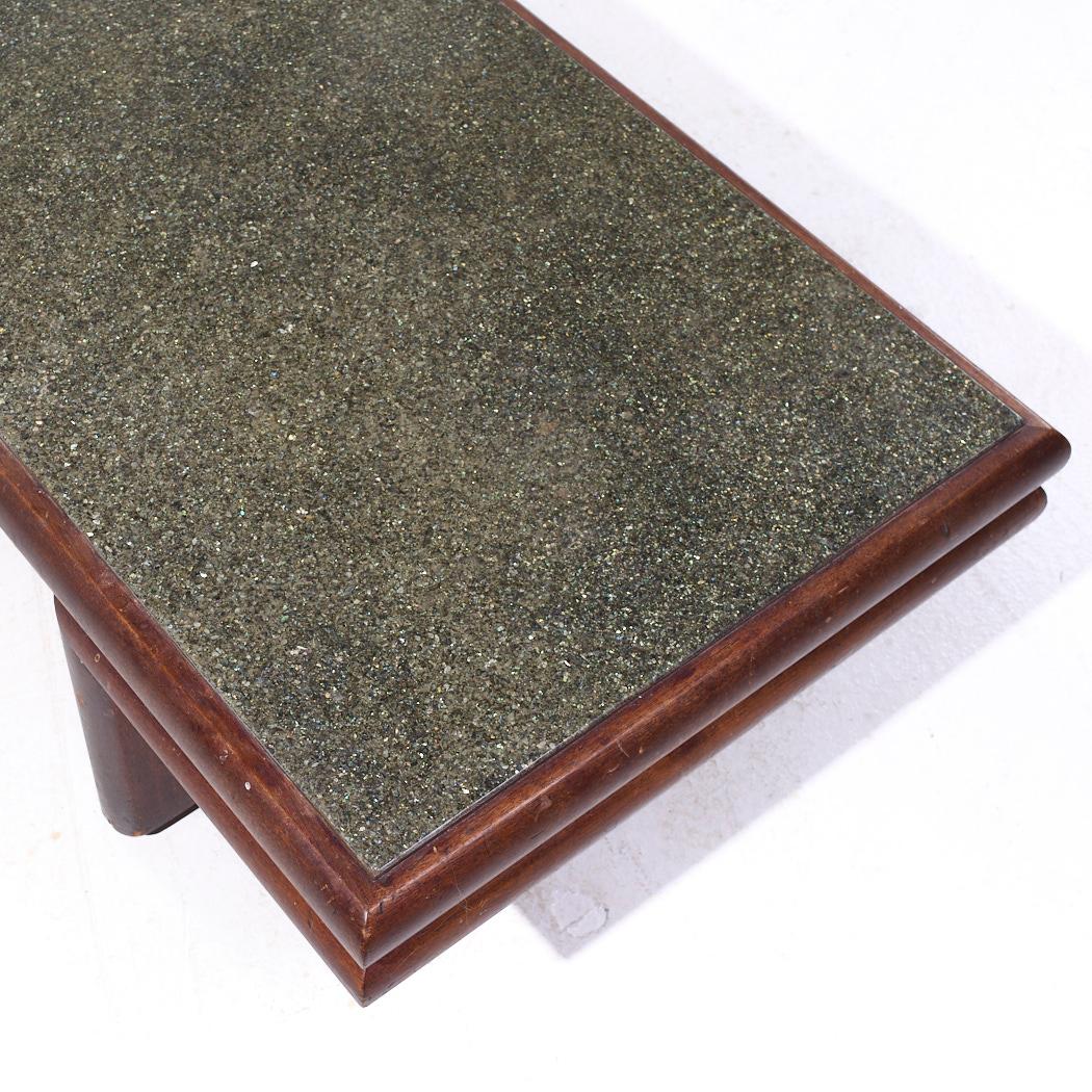 Harvey Probber Table basse en acajou du milieu du siècle en vente 1