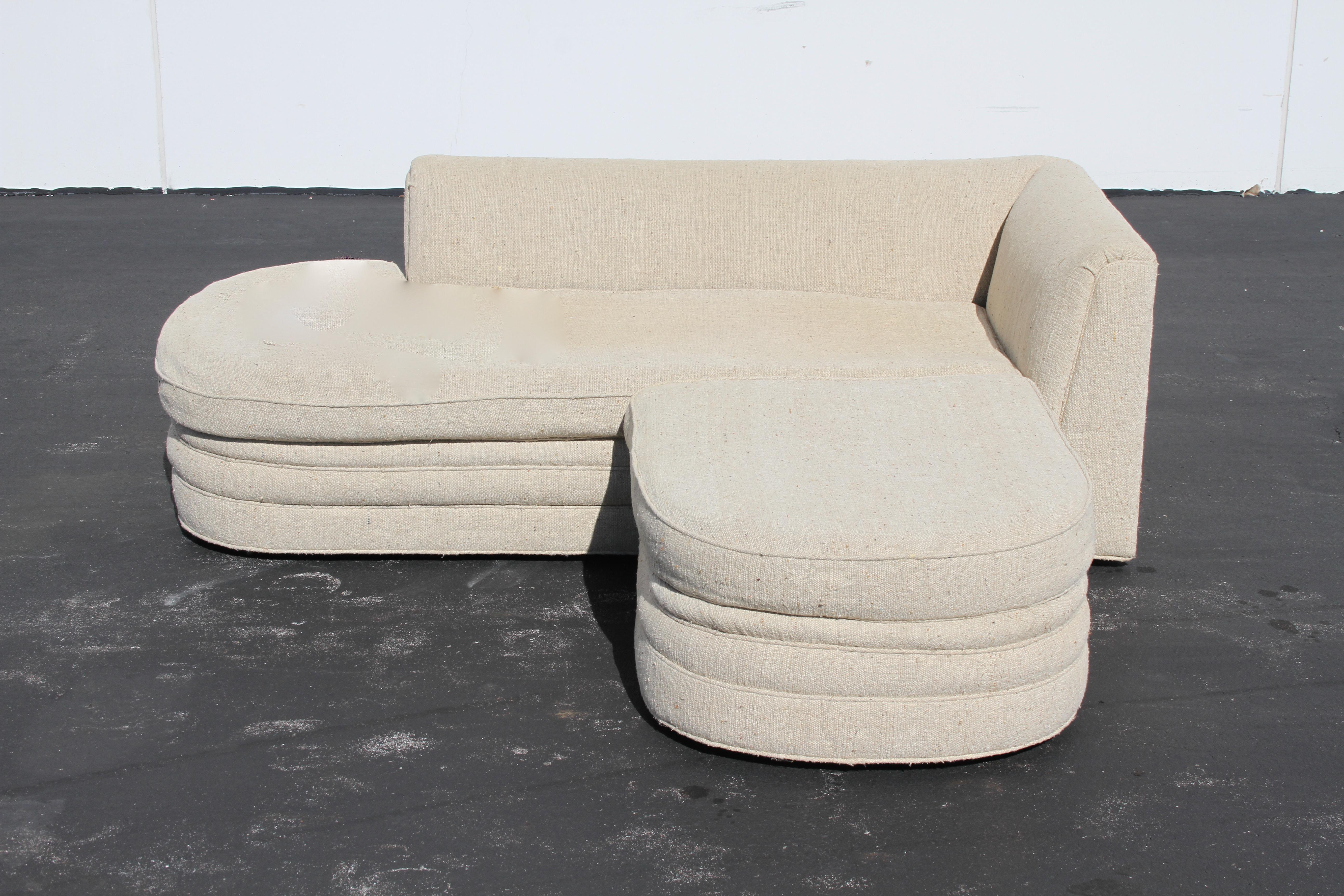 Harvey Probber Mid-Century Modern Chaise Lounge or Sofa 1