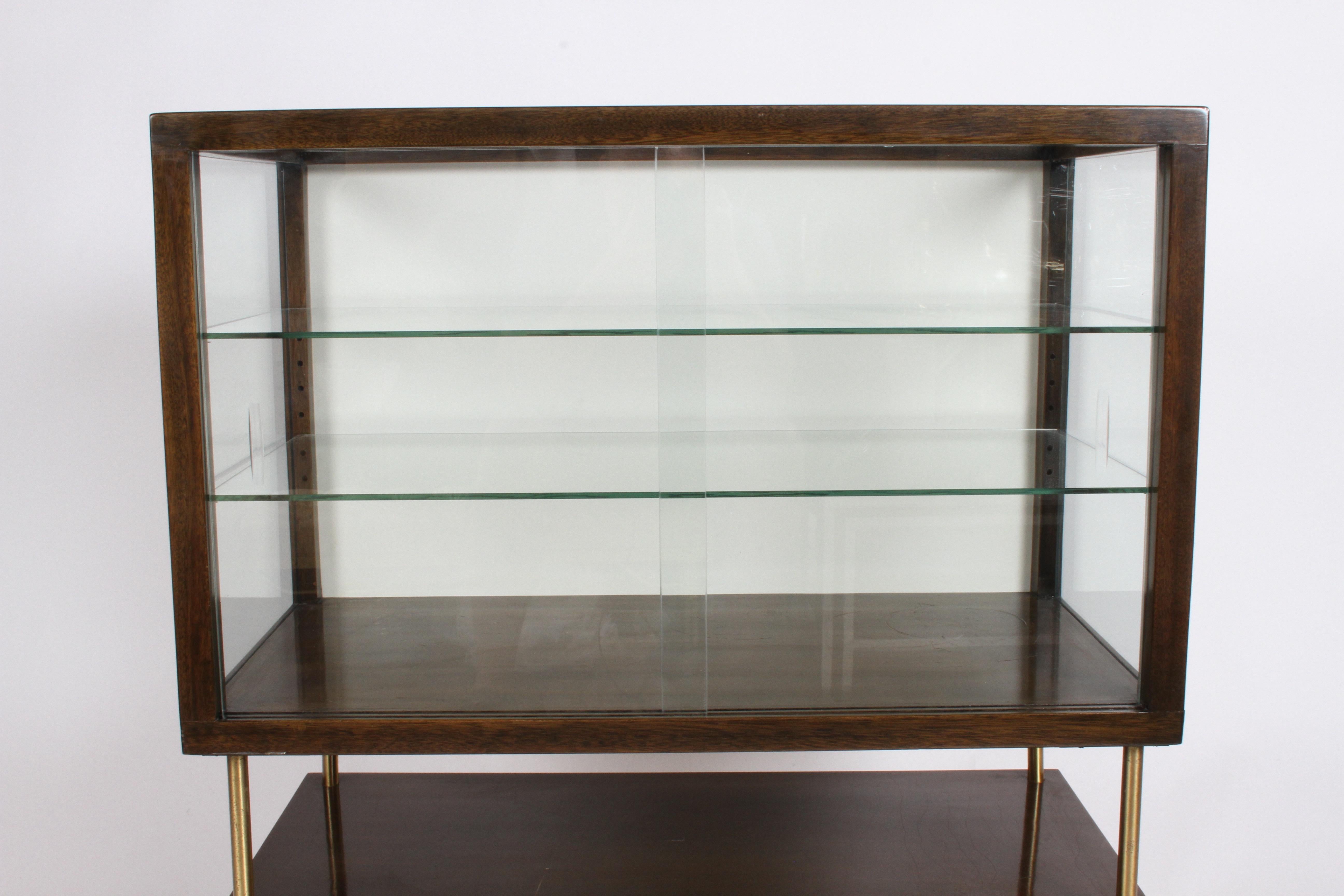mid century modern curio cabinet