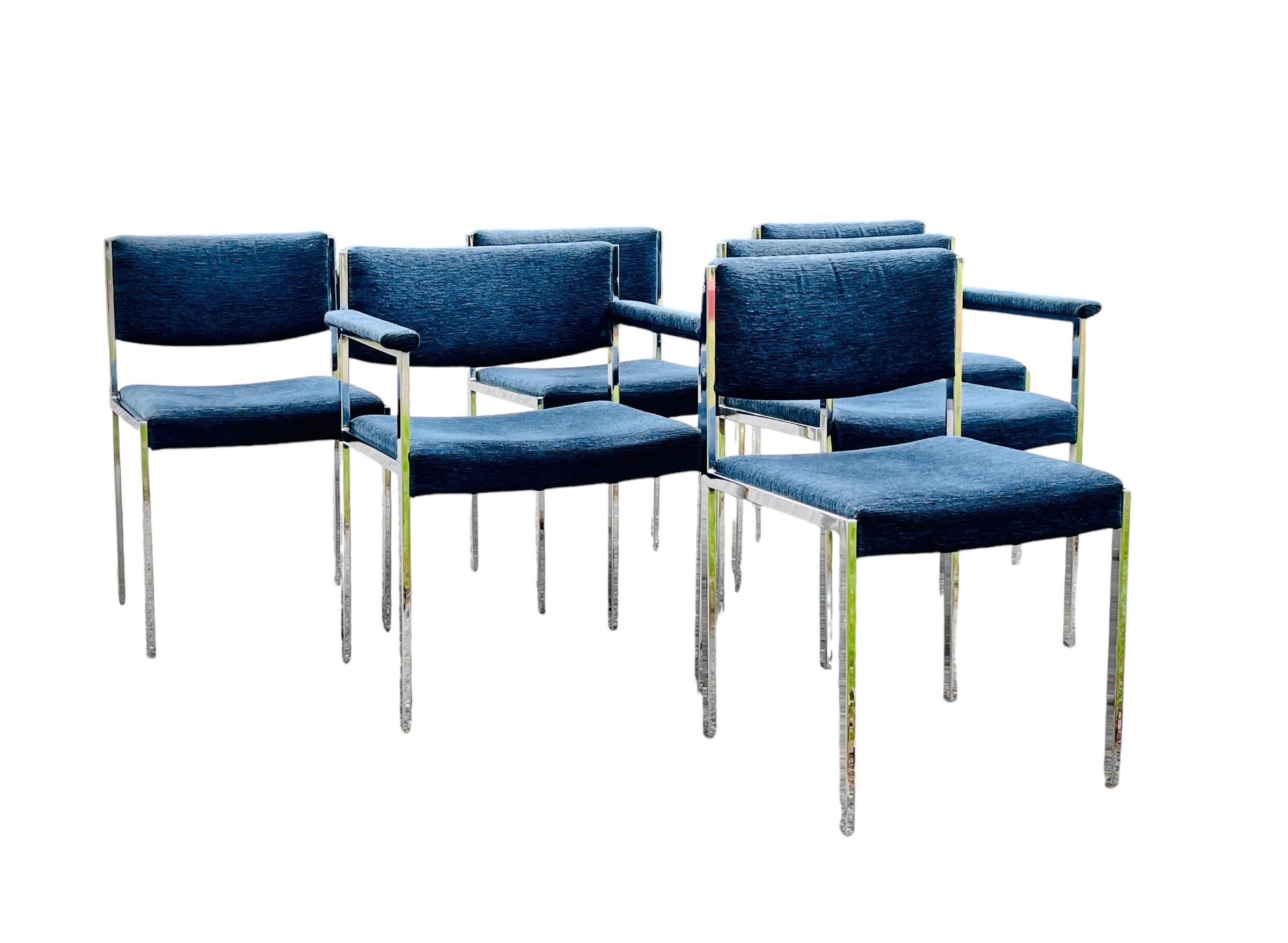American Harvey Probber Mid-Century Modern Dining Chairs – Set of Six