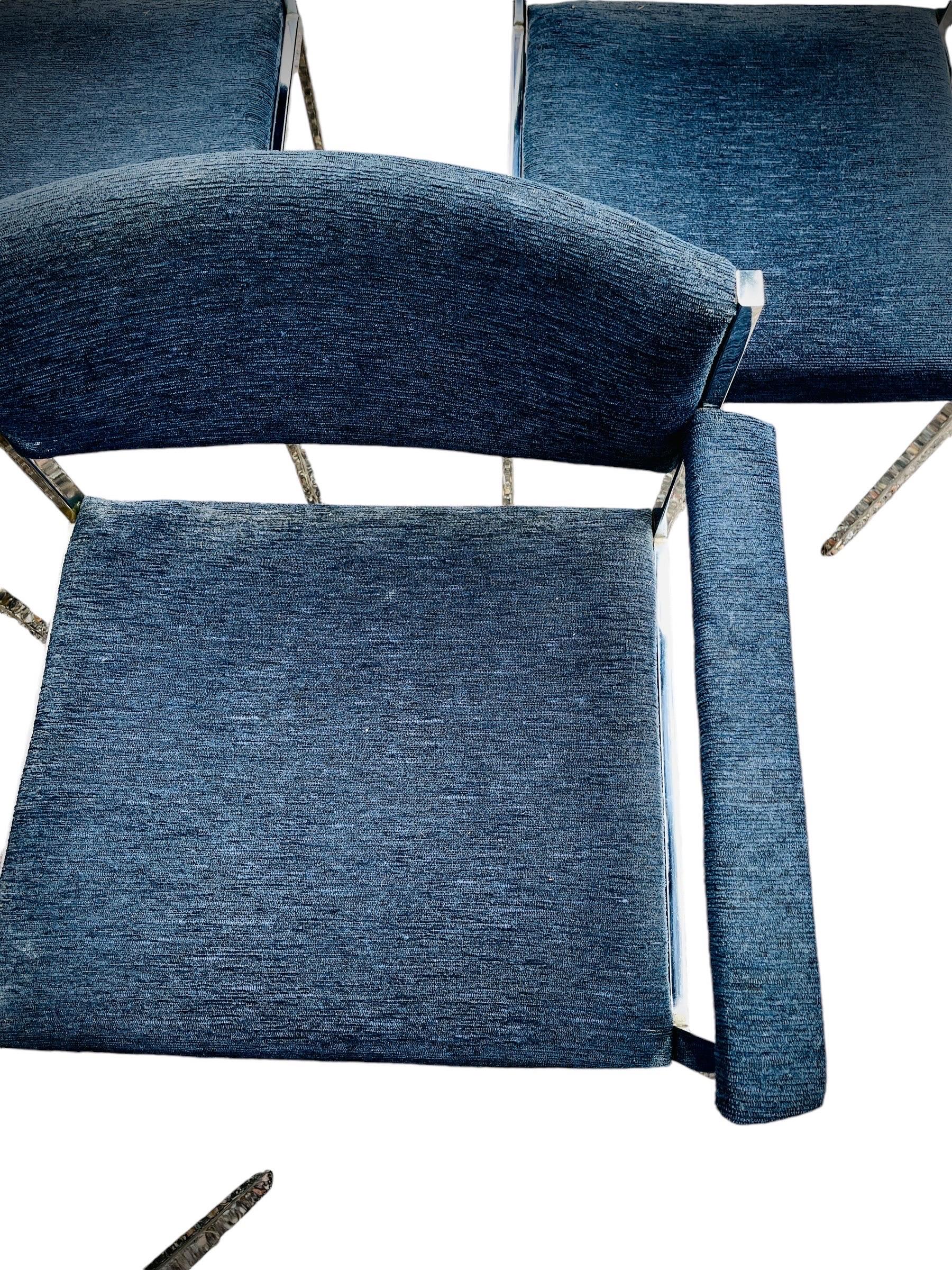 Fabric Harvey Probber Mid-Century Modern Dining Chairs – Set of Six