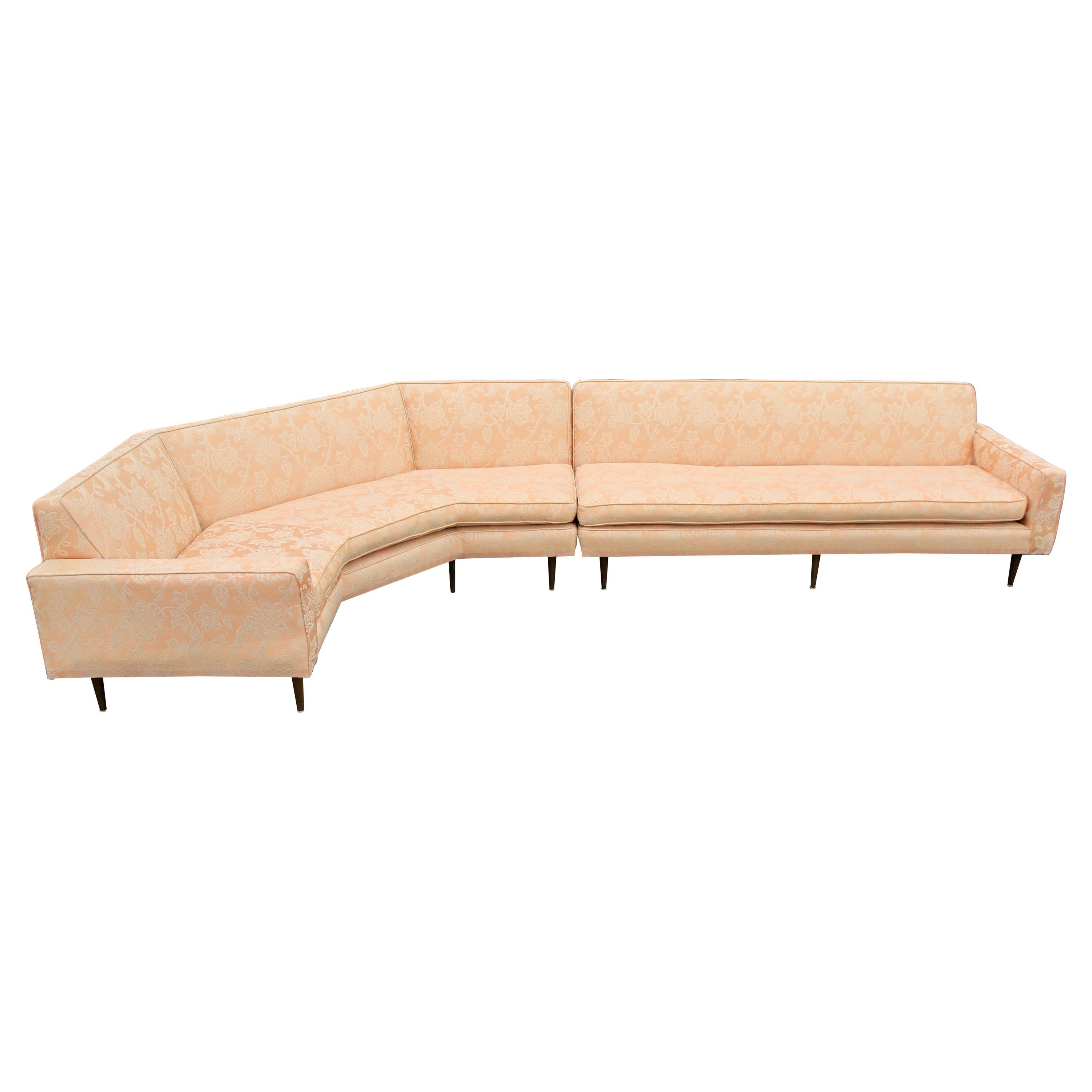 Harvey Probber Mid-Century Modern Nuclear Sert Two-Piece Sectional Sofa