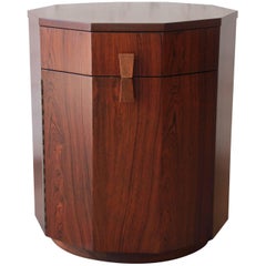 Harvey Probber Mid-Century Modern Rosewood Dry Bar Cabinet