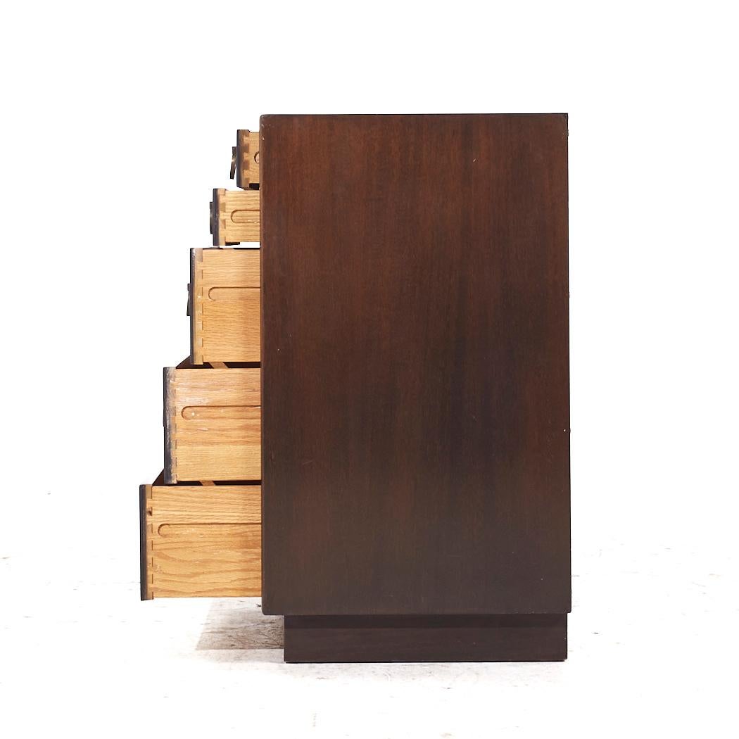 Harvey Probber, credenza e credenza in legno di palissandro e mogano del Medioevo in vendita 1