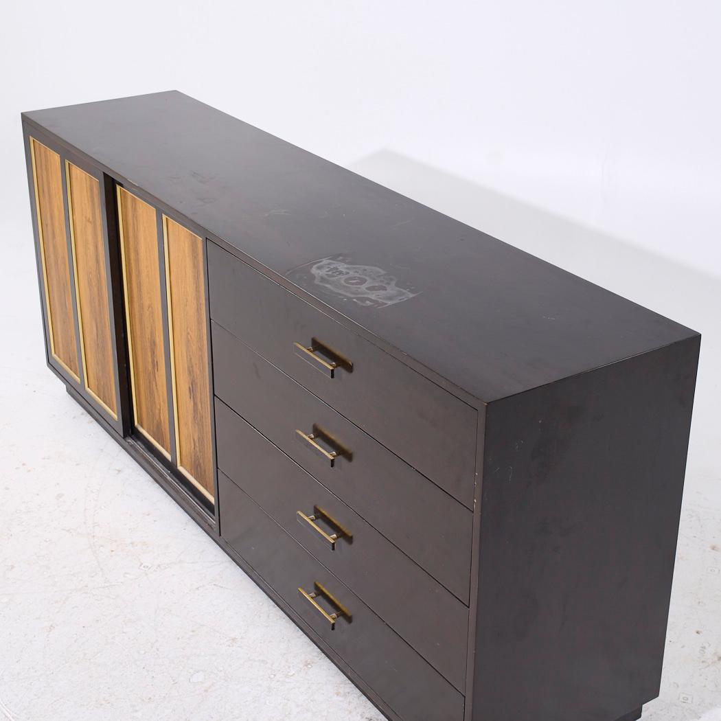 Late 20th Century Harvey Probber Mid Century Rosewood and Mahogany Lowboy Dresser For Sale