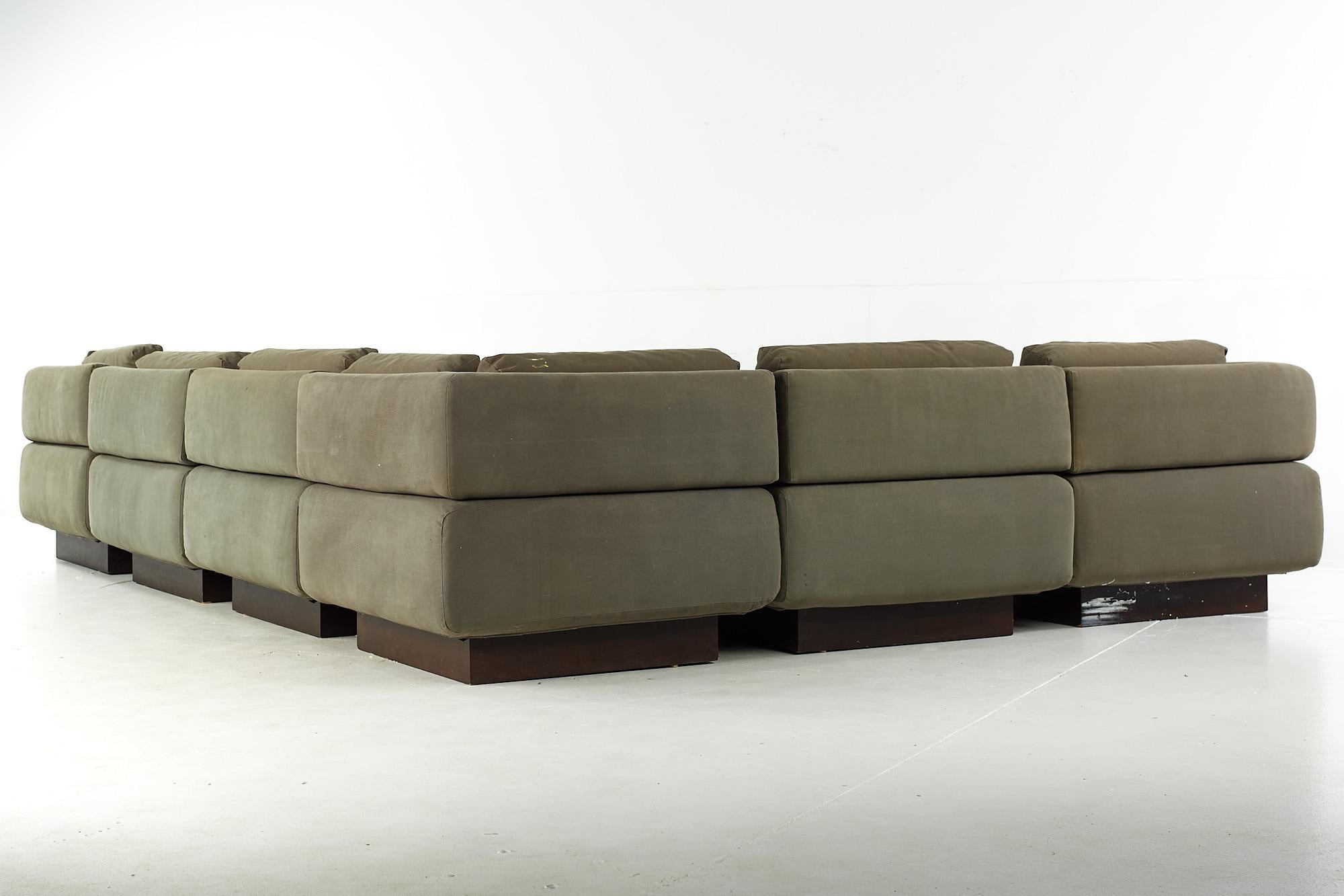 Late 20th Century Harvey Probber Midcentury Sectional Sofa For Sale