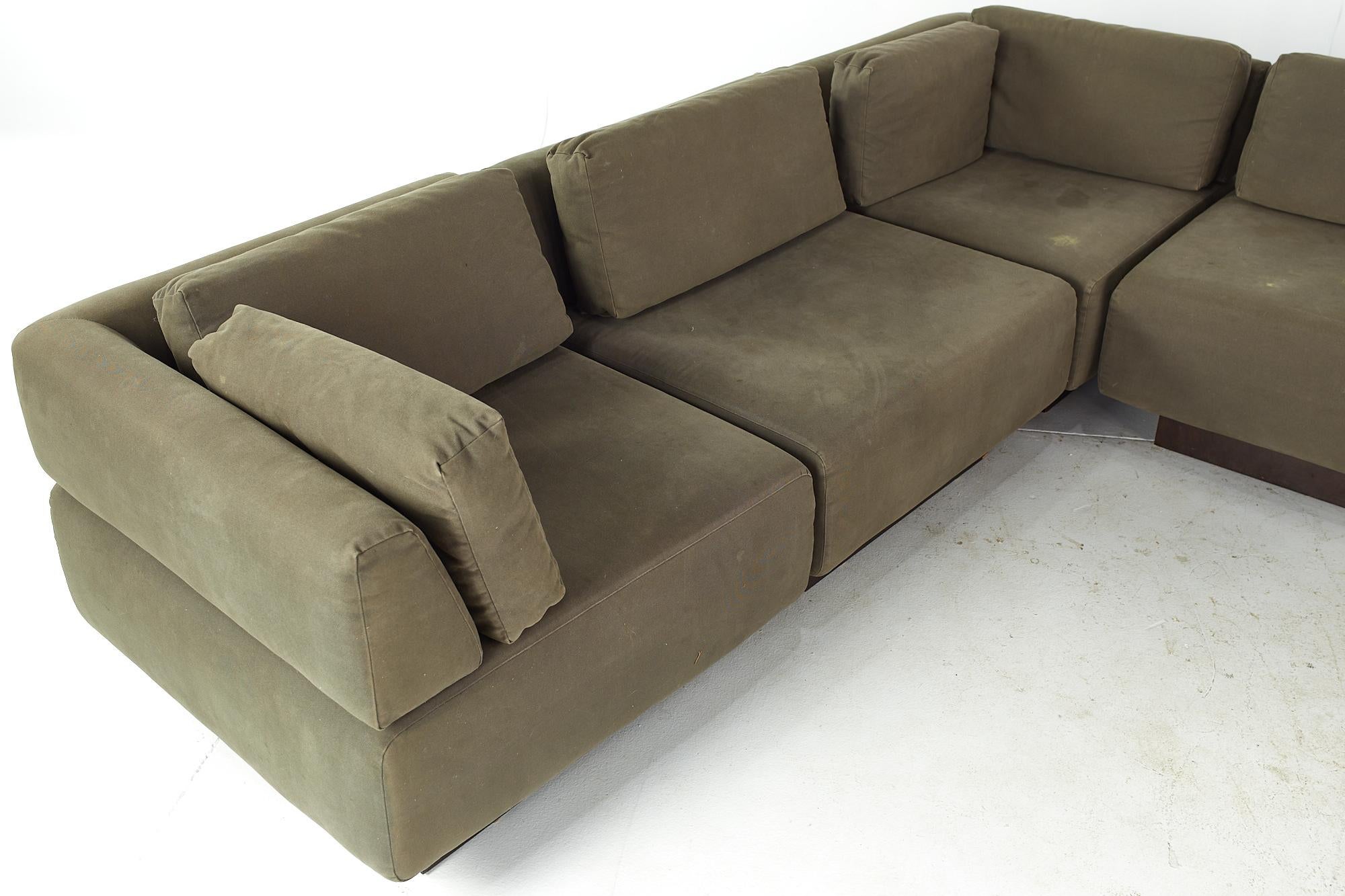 Upholstery Harvey Probber Midcentury Sectional Sofa For Sale