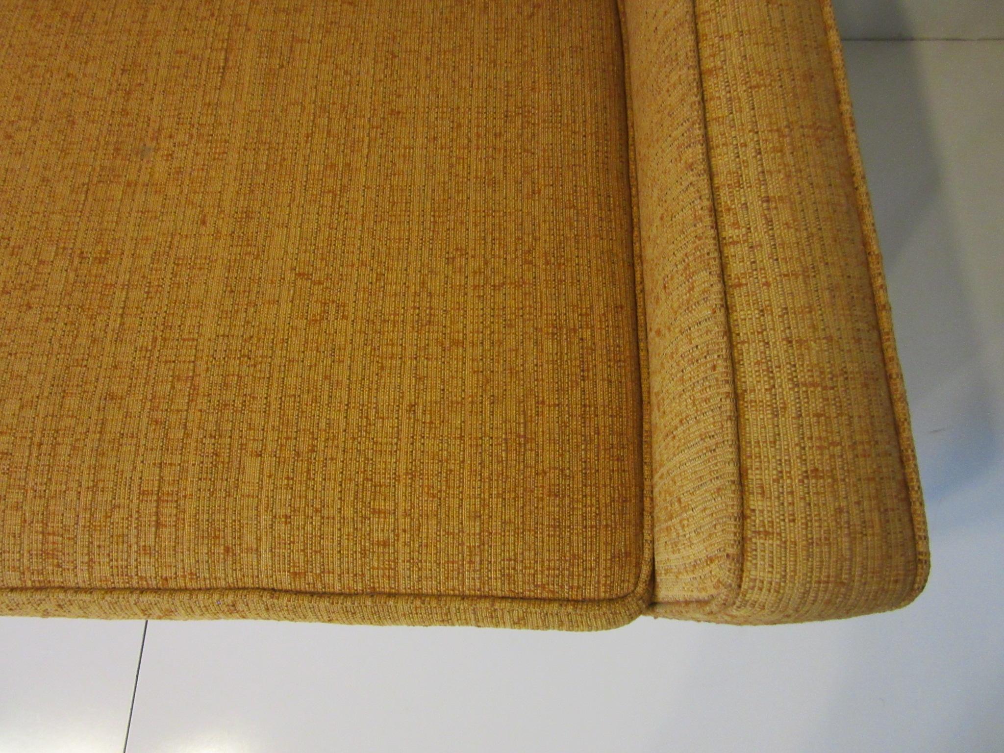 Fabric Mid Century Sofa in the style of Harvey Probber