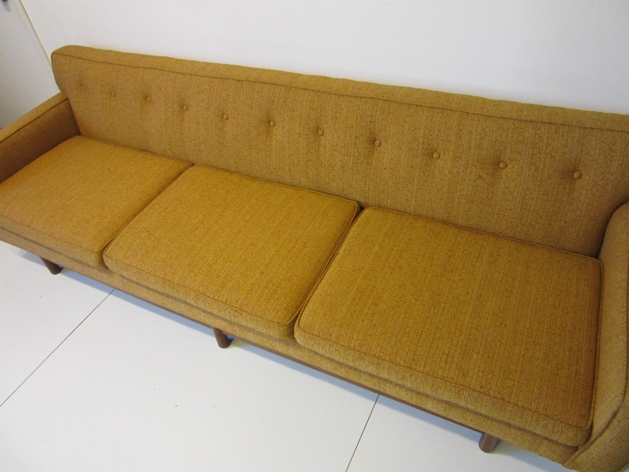 Mid Century Sofa in the style of Harvey Probber 1