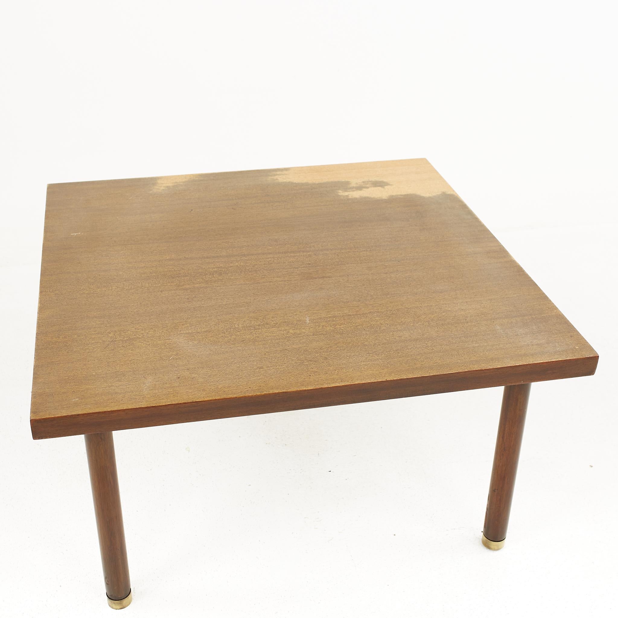 Late 20th Century Harvey Probber Mid Century Square Side Table For Sale