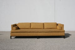 Harvey Probber Midcentury Tuxedo Sofa, circa 1950s