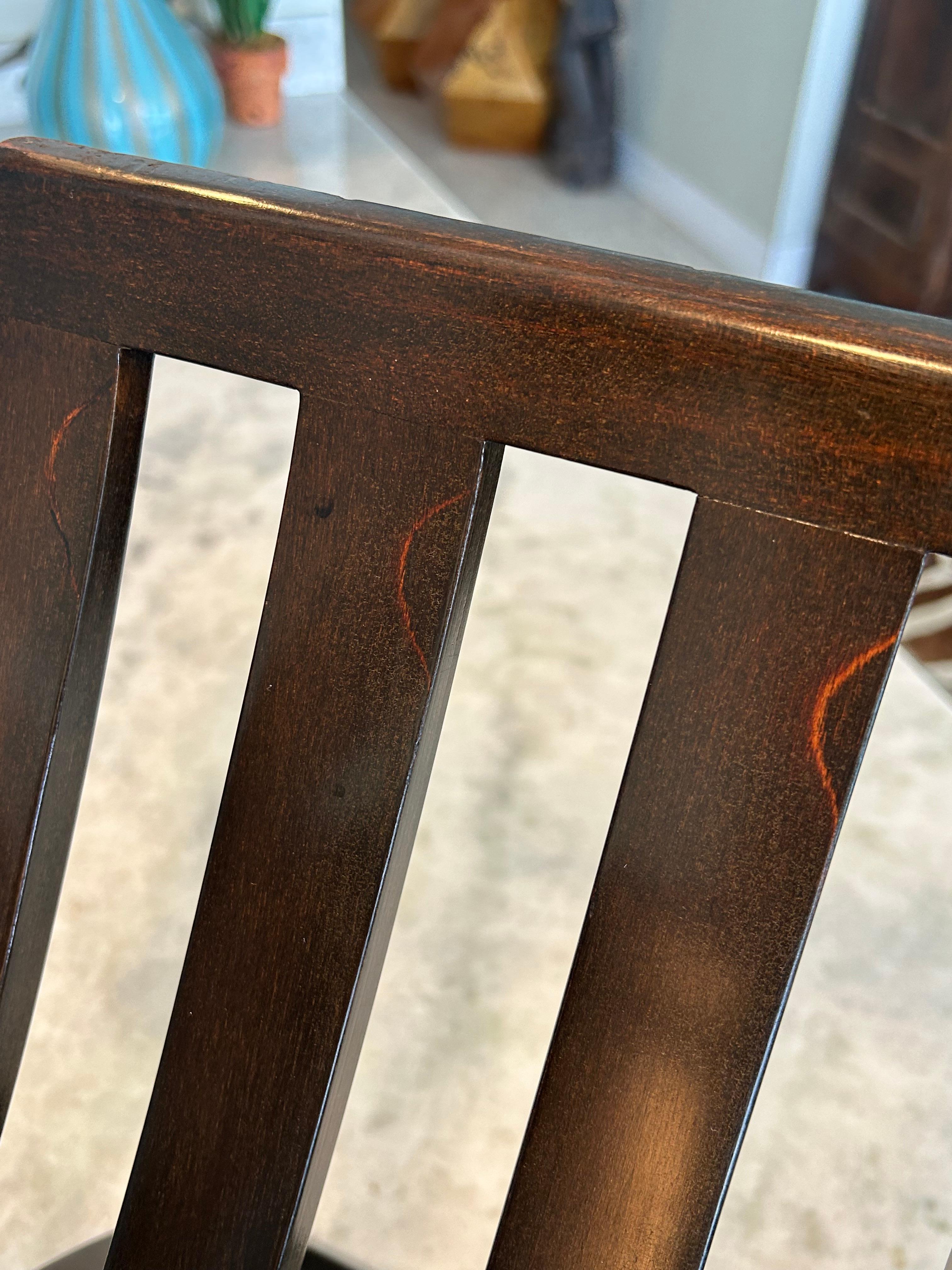 Harvey Probber  modèle 1216 table en acajou avec plateau en travertin en vente 2