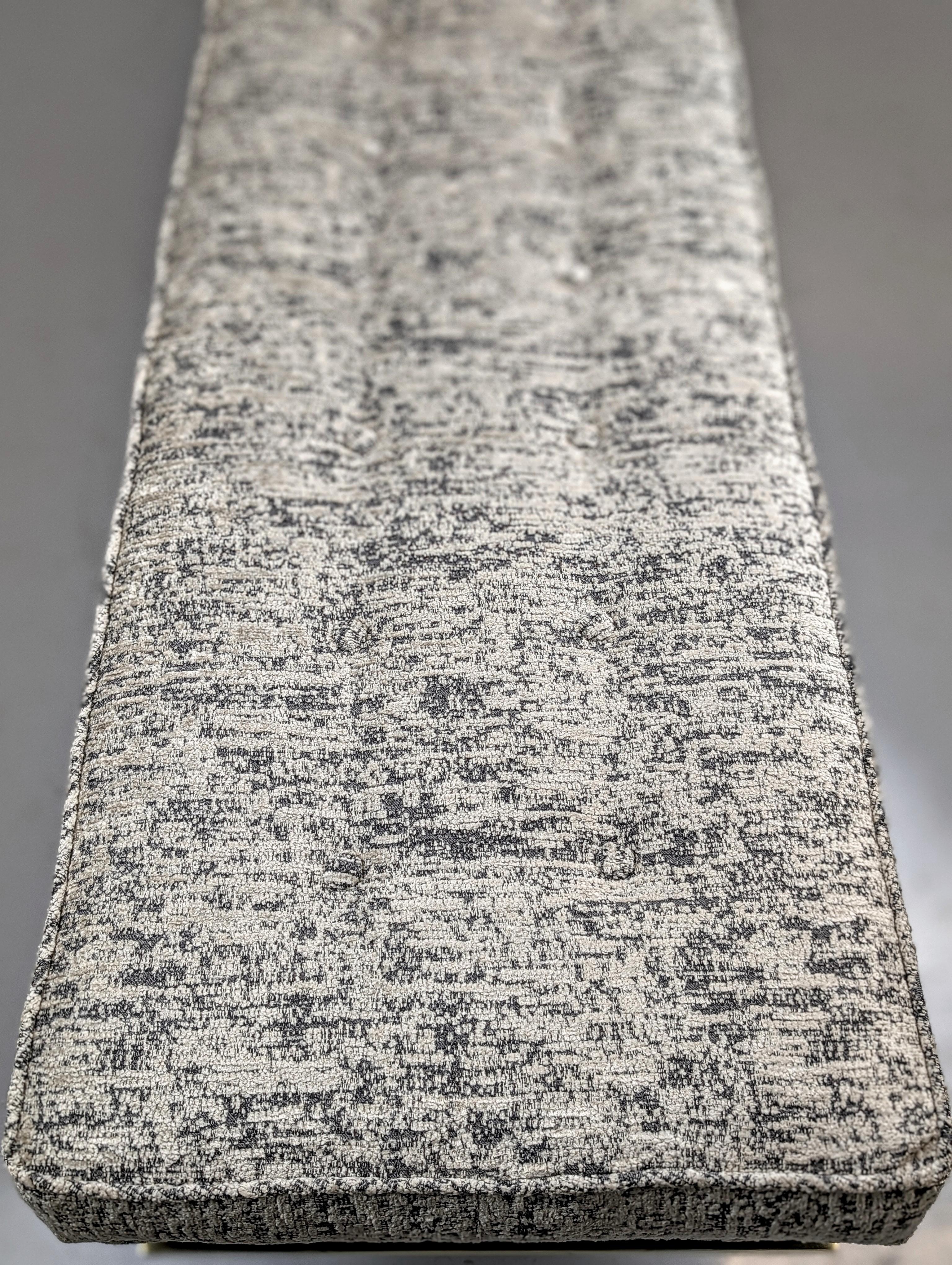 Laiton Harvey Probber Model No No 70½ Banc en acajou et laiton en vente