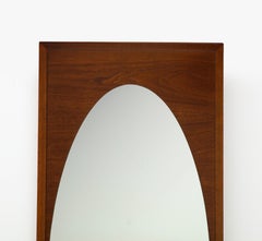 Harvey Probber Modernist Walnut Mirror