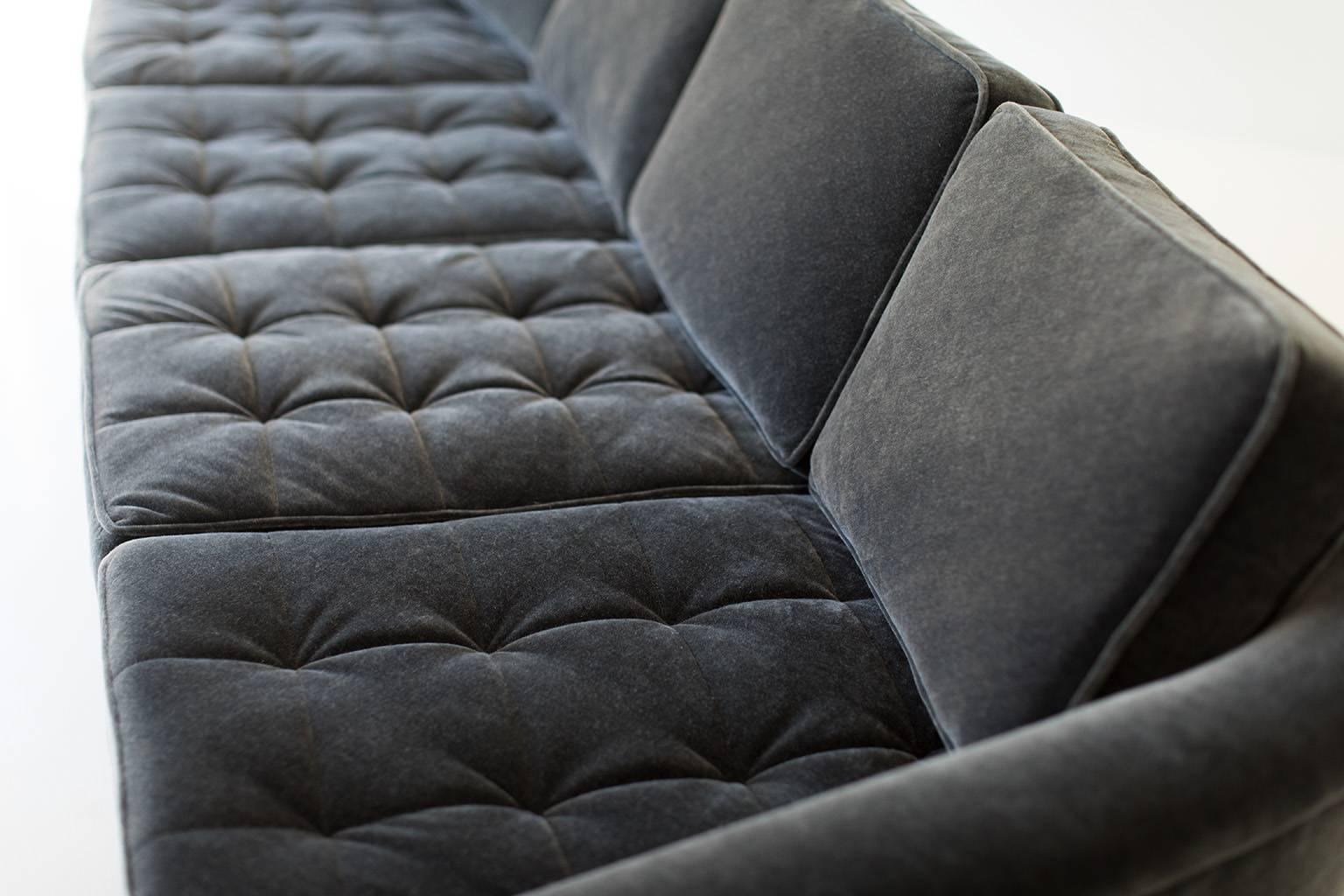 Mid-Century Modern Harvey Probber Mohair Sofa for Harvey Probber Design Inc.