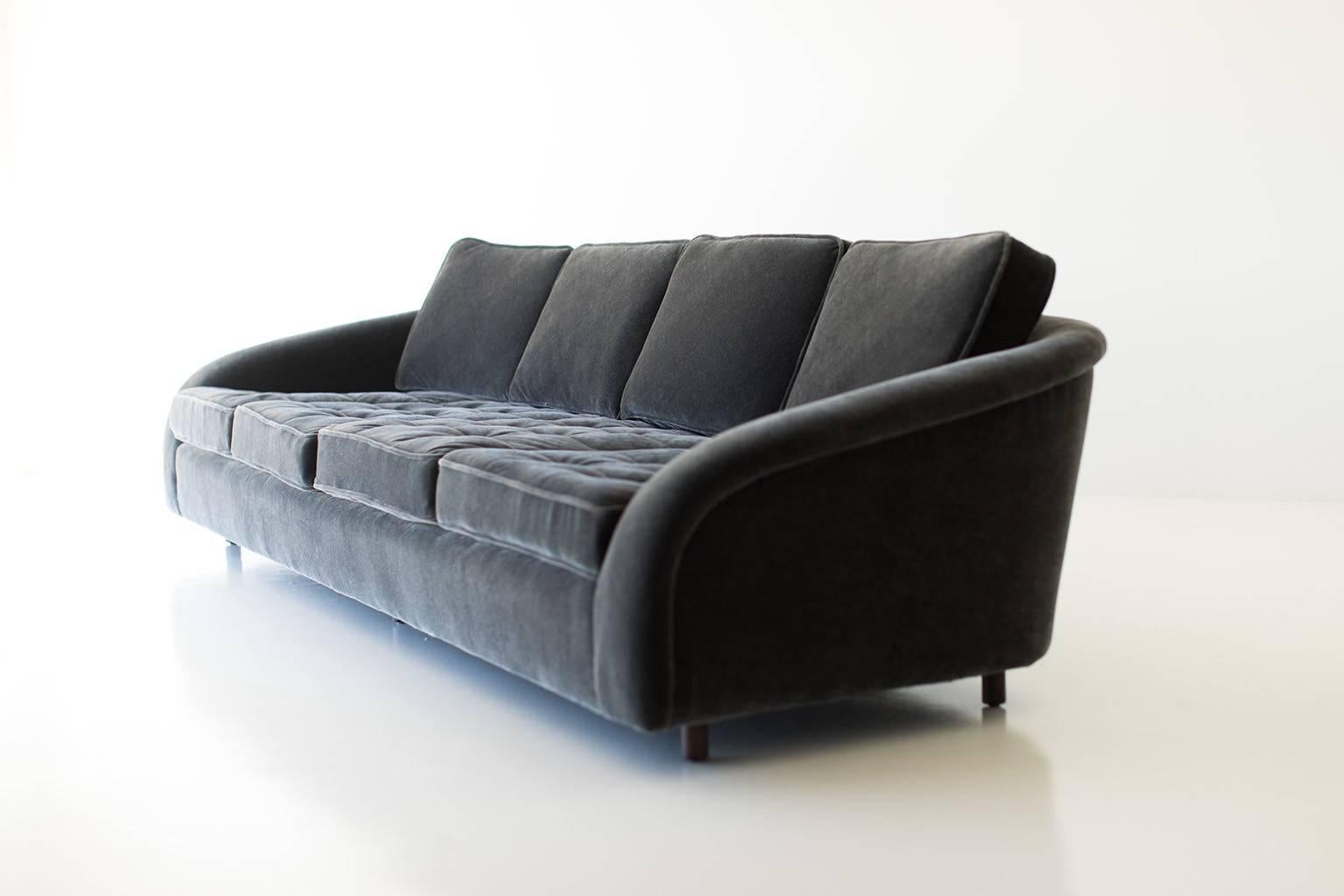 Harvey Probber Mohair Sofa for Harvey Probber Design Inc. 2