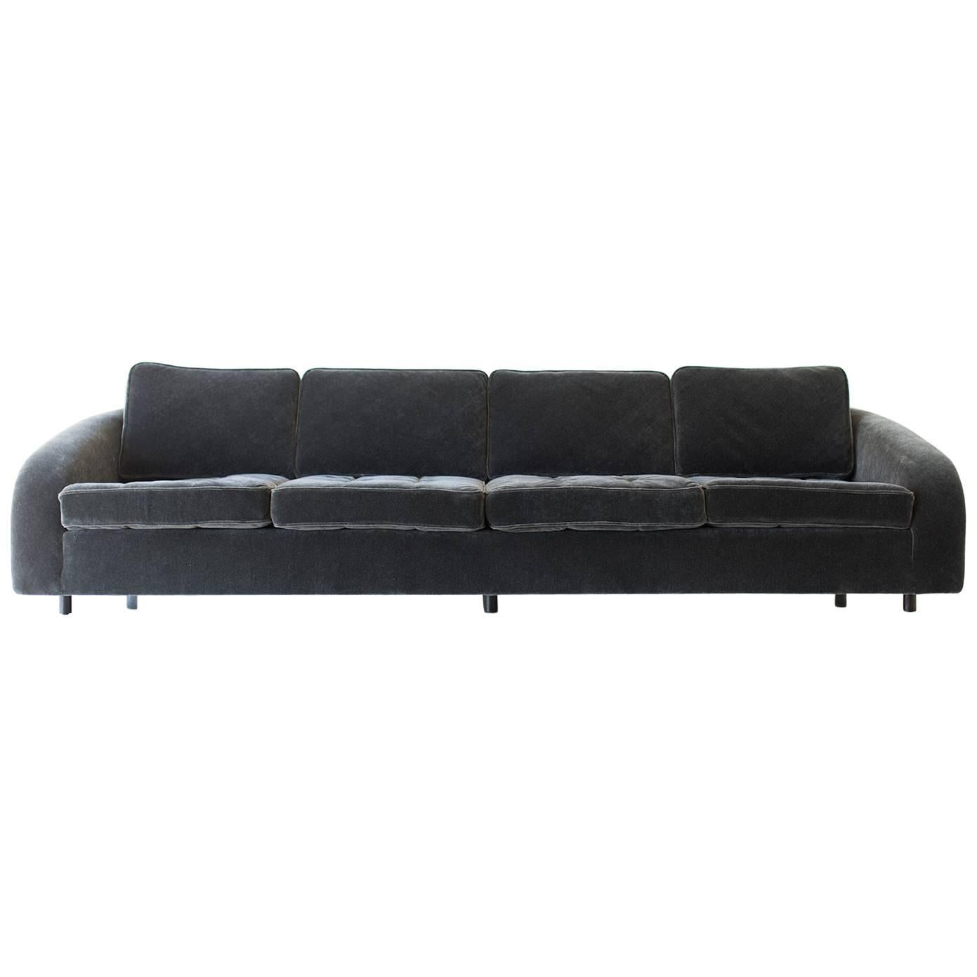 Harvey Probber Mohair Sofa for Harvey Probber Design Inc.