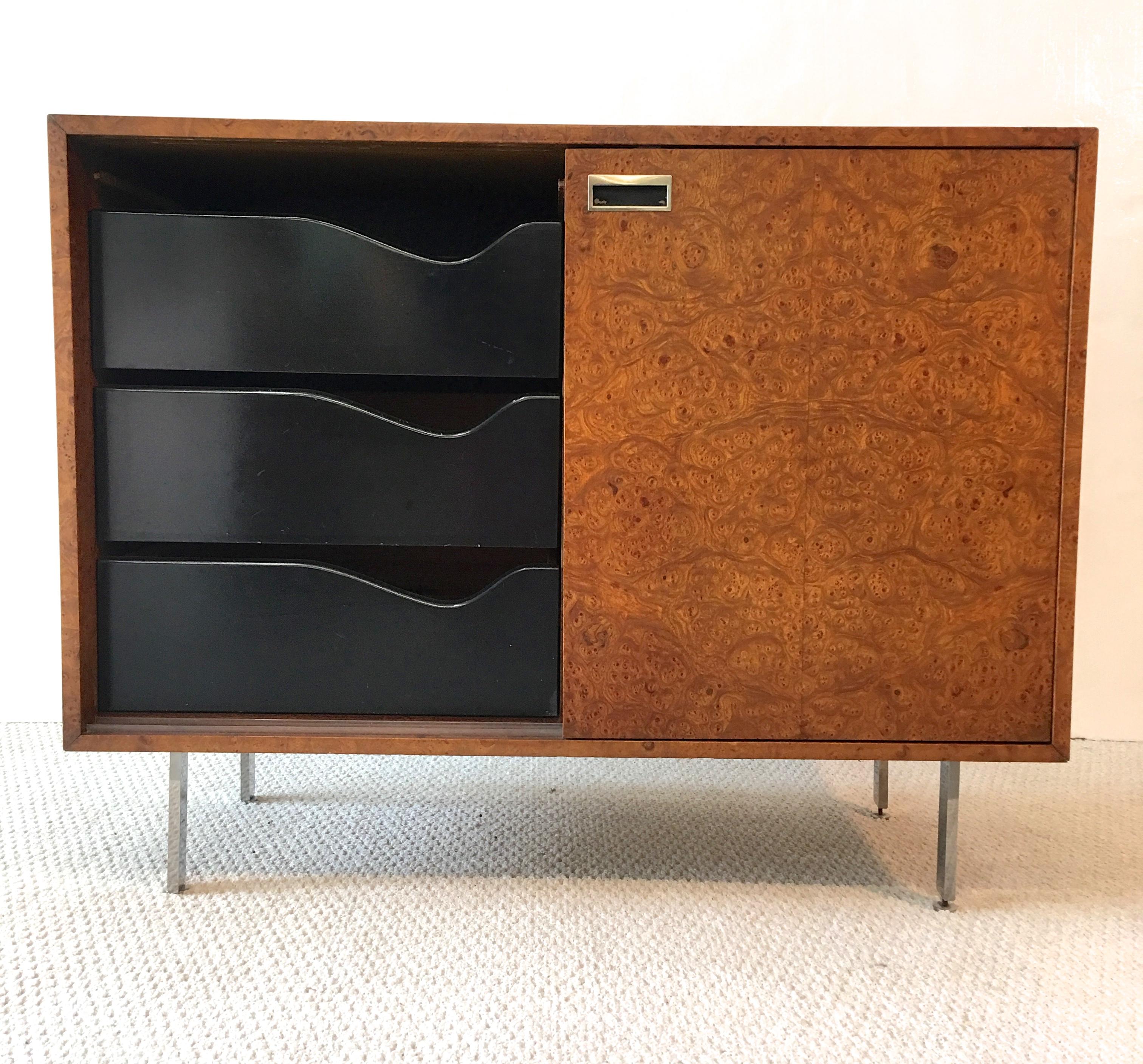 Harvey Probber Olive Burl Cabinet of Drawers 2