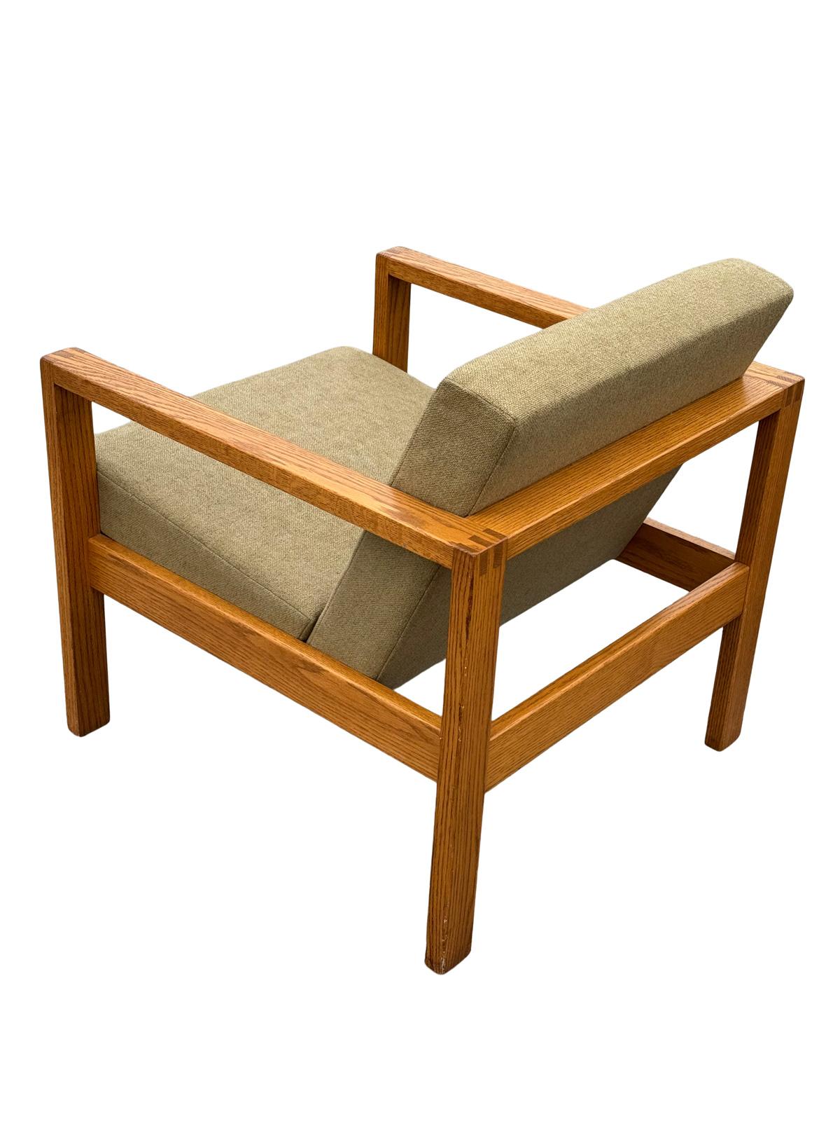 Harvey Probber Silla de salón estilo Parsons de roble original - Pareja en Bueno estado para la venta en Bensalem, PA