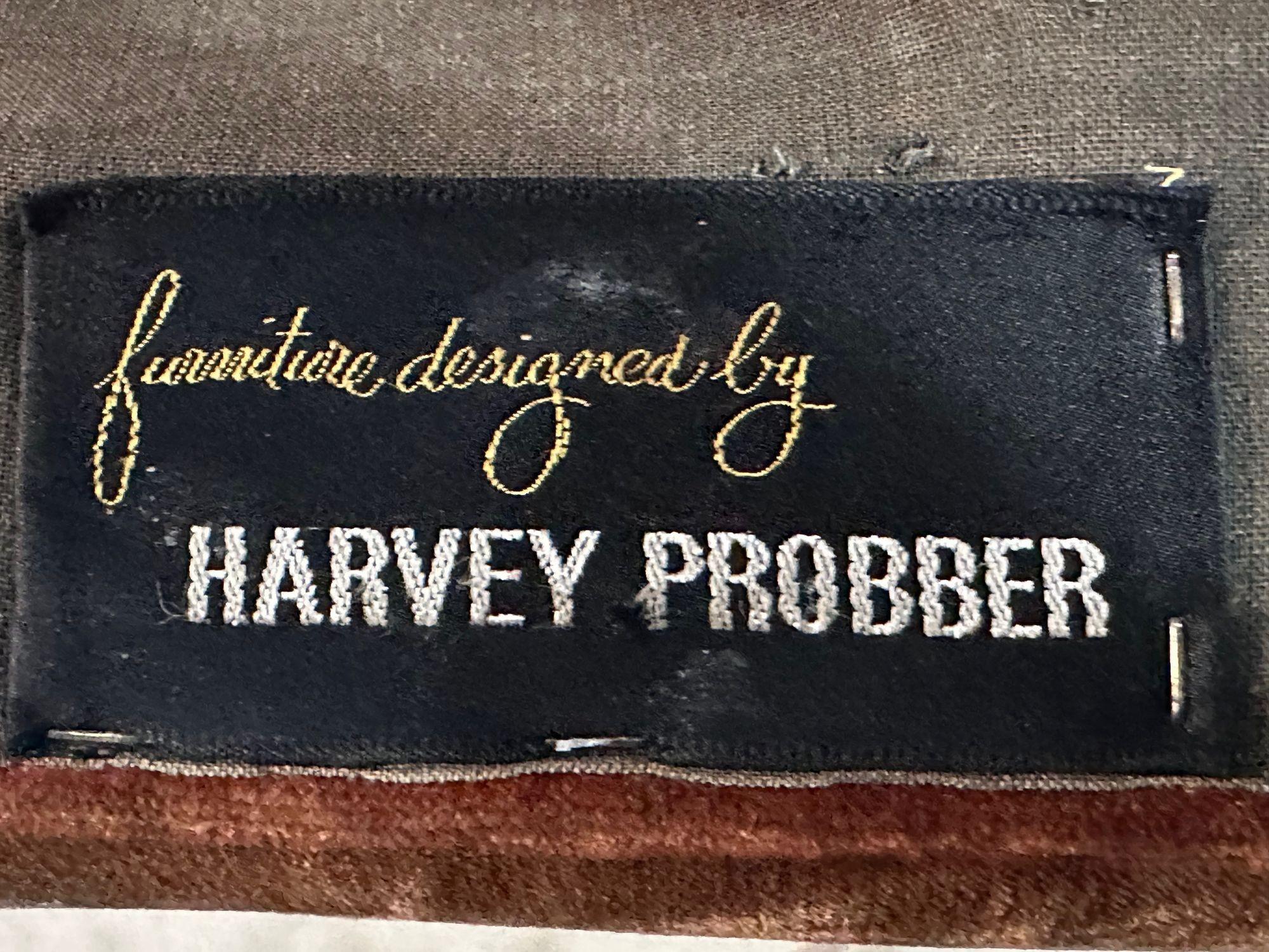 Harvey Probber Pair Swivel Cube Lounge Club Chairs, #1461, 1960 3