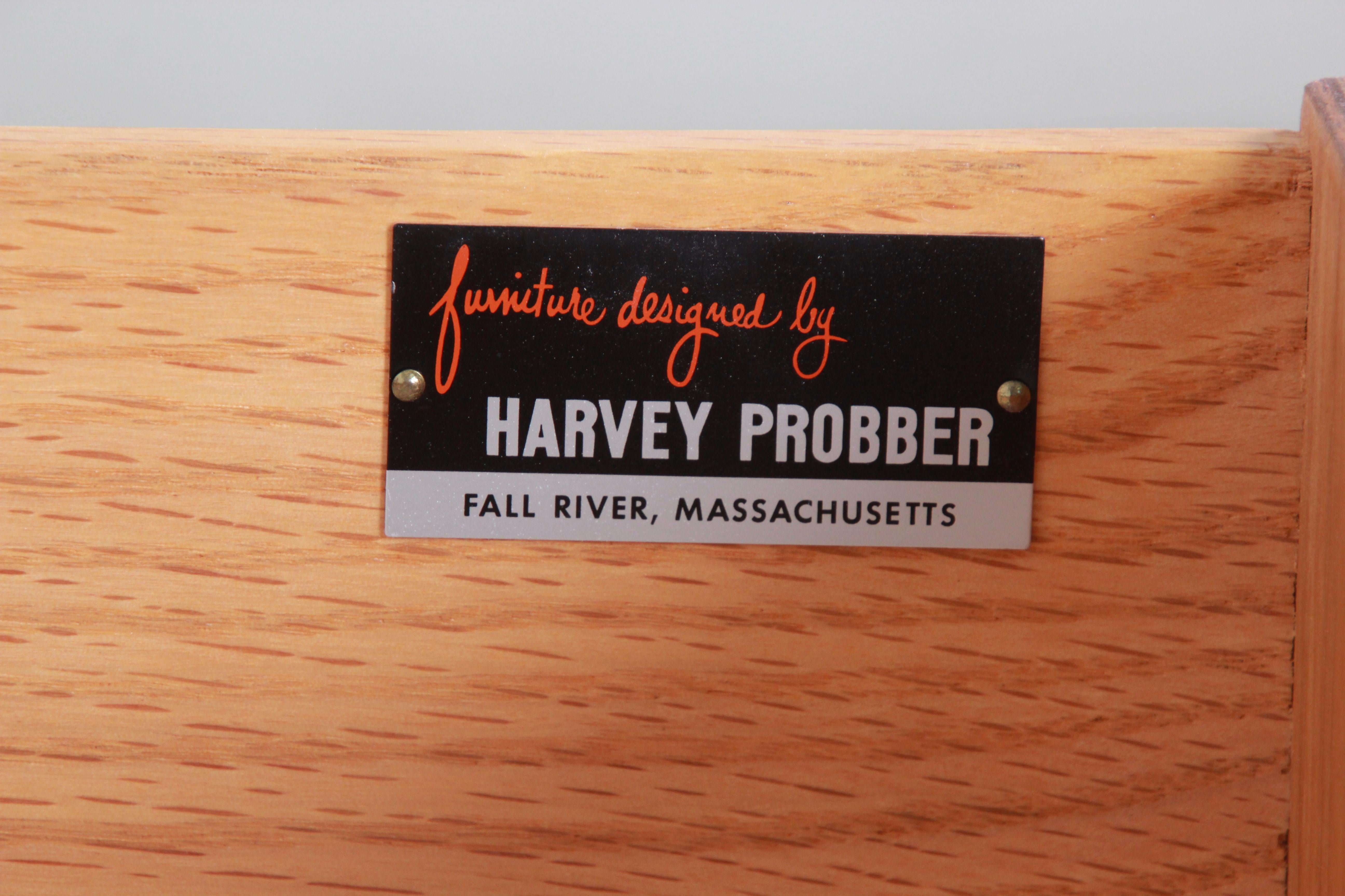 Harvey Probber Rosewood and Ebonized Wood Dresser or Credenza, Newly Refinished 10