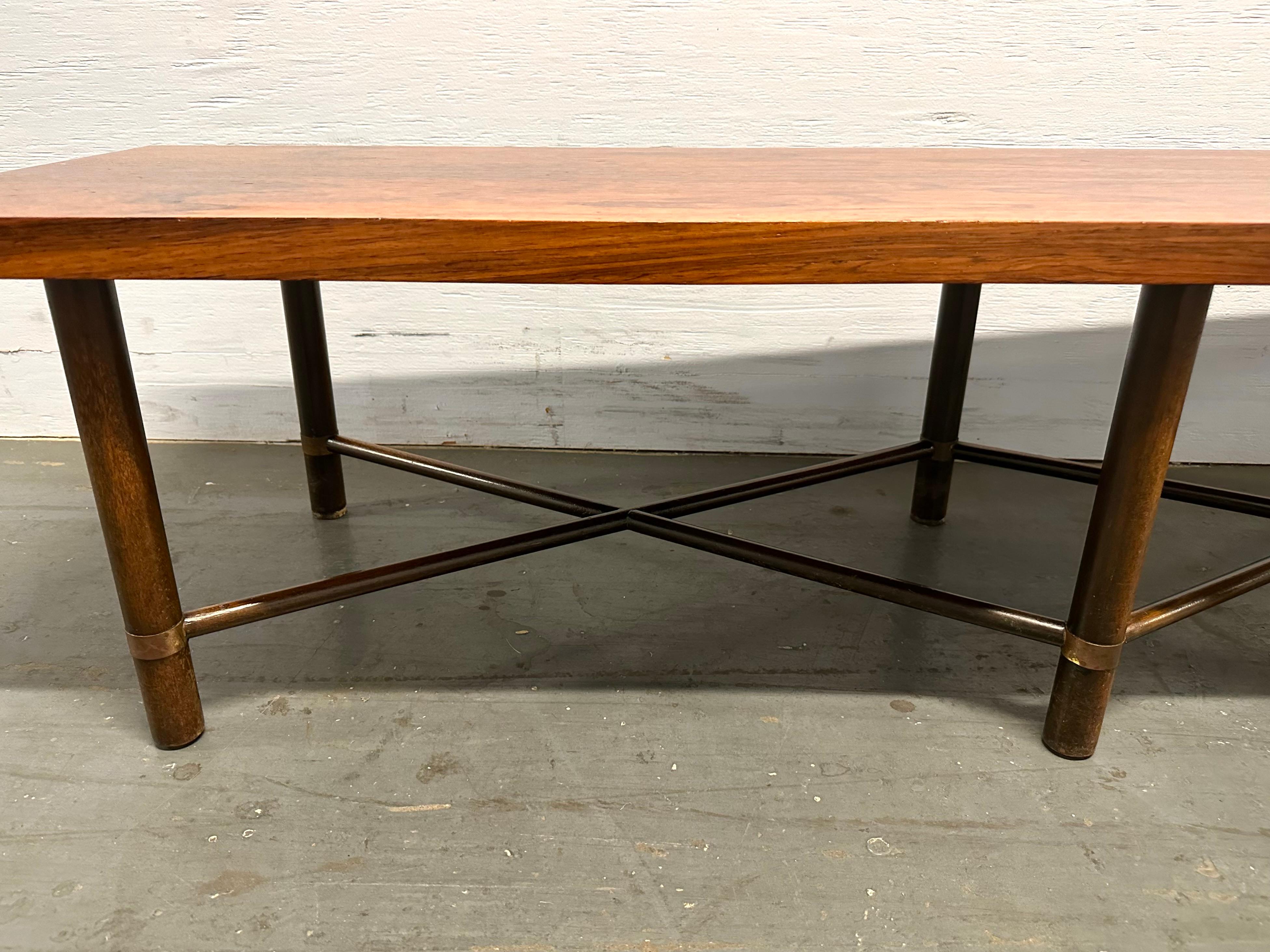 Harvey Probber Rosewood Coffee Table Bench For Sale 5
