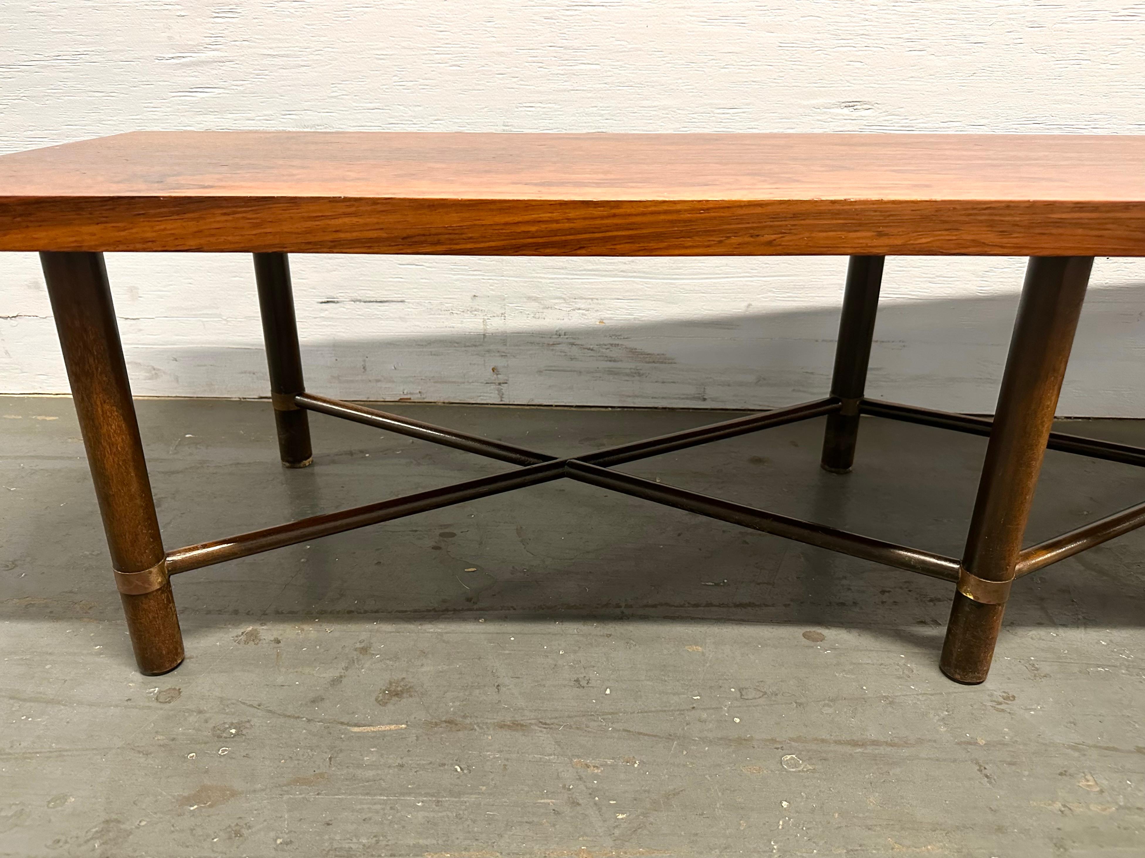 Harvey Probber Rosewood Coffee Table Bench For Sale 5
