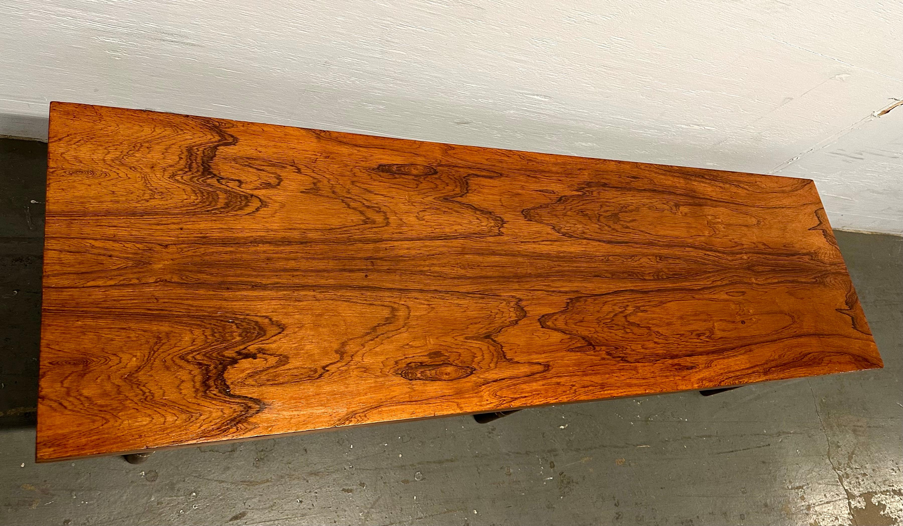 Harvey Probber Rosewood Coffee Table Bench For Sale 2
