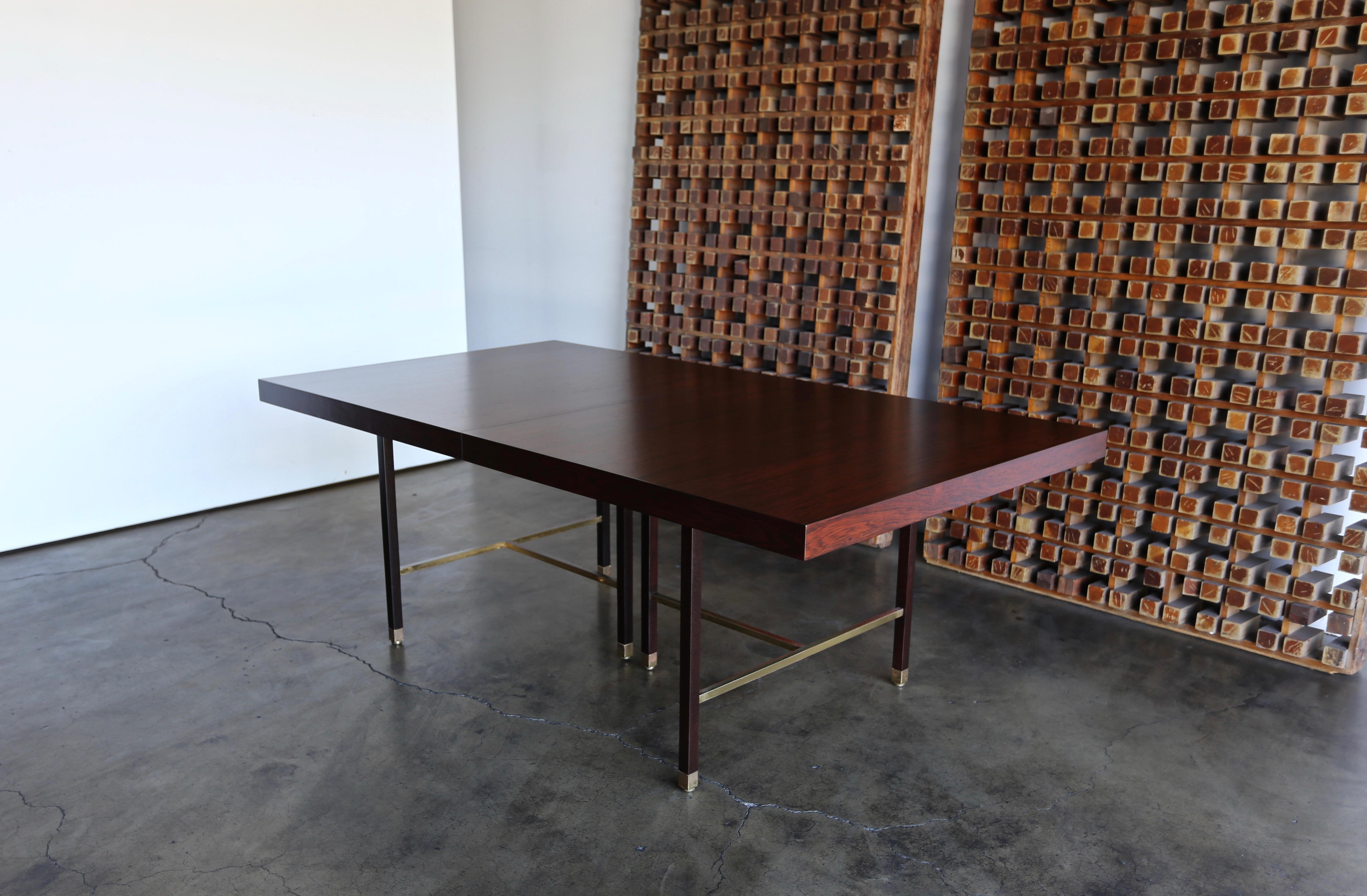 Harvey Probber Rosewood Dining Table, circa 1950 4