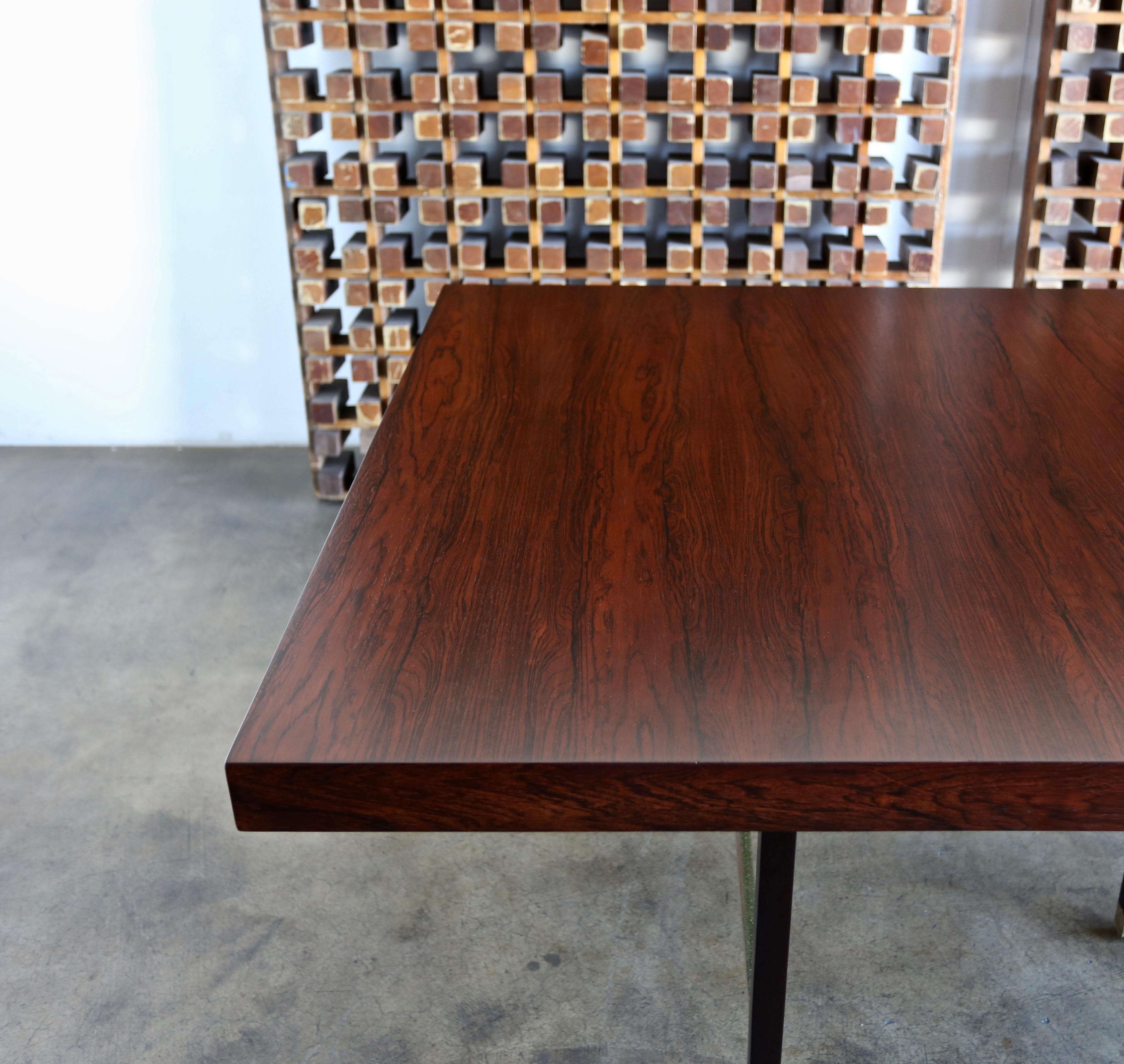 Harvey Probber Rosewood Dining Table, circa 1950 2