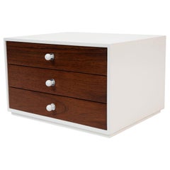 Harvey Probber Rosewood and Lacquered Jewelry Chest